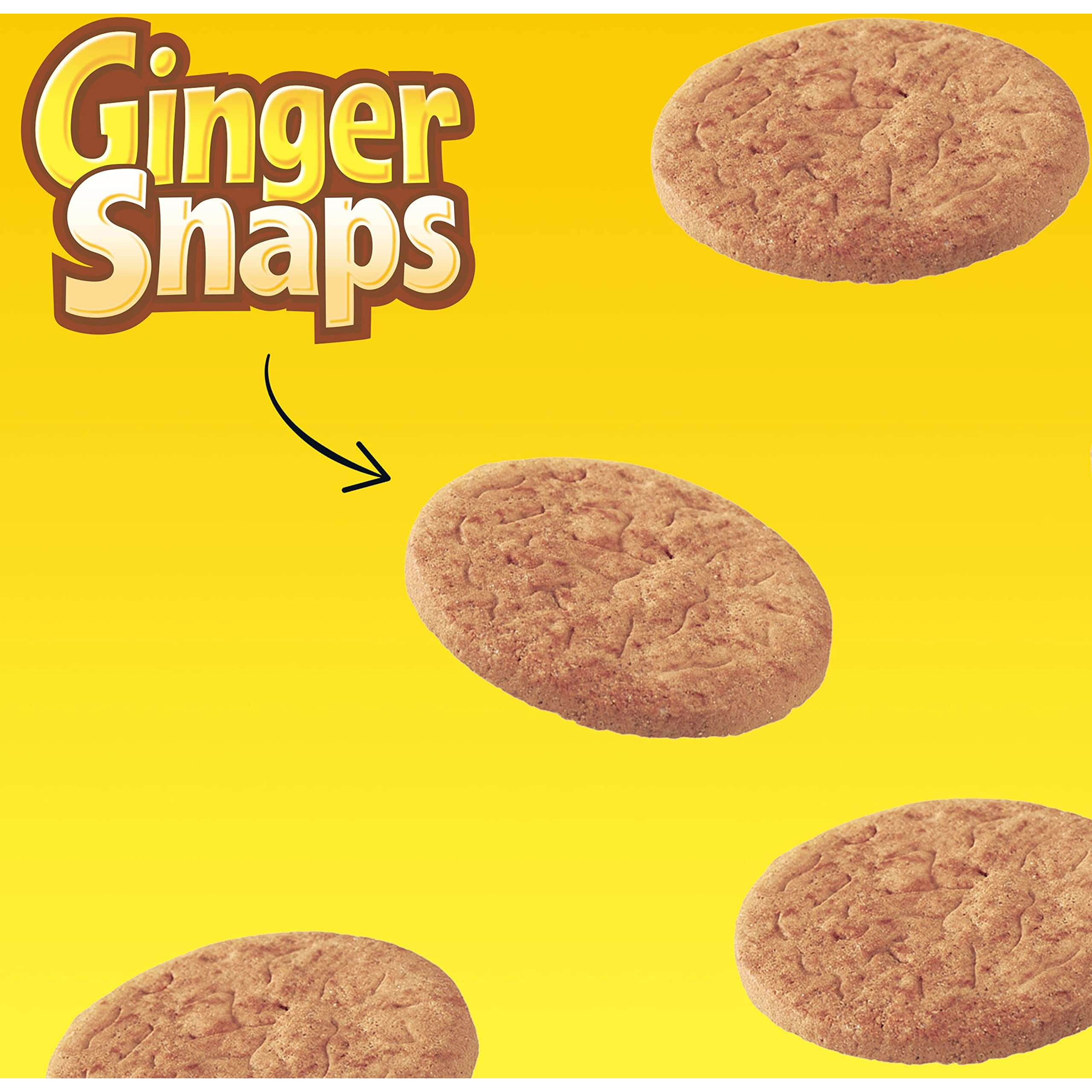 Ginger Snaps Cookies, Ginger Cookies, 6 - 16 Oz Boxes