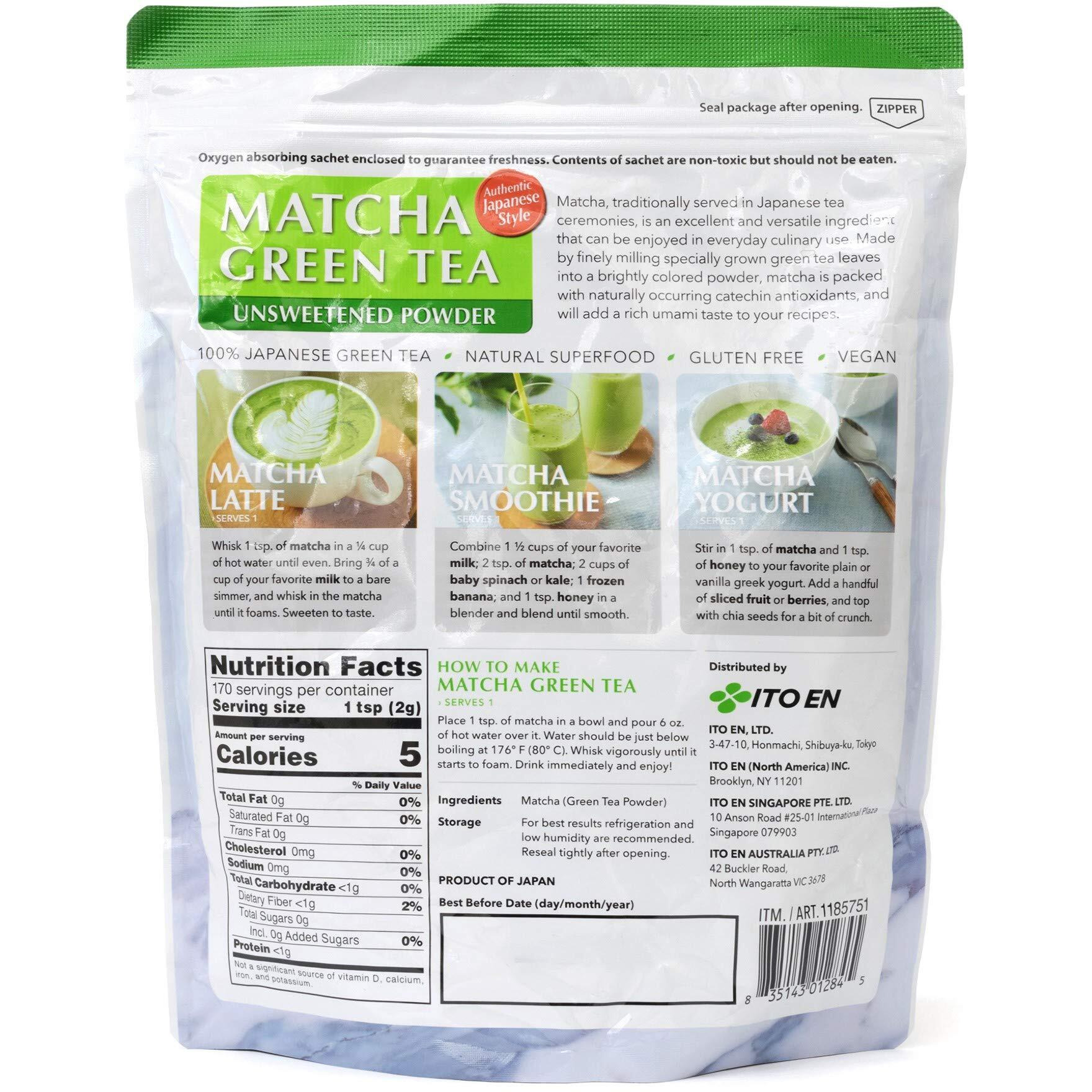 Ito En Matcha Green Tea, Japanese Matcha Powder, Unsweetened, 12 Oz