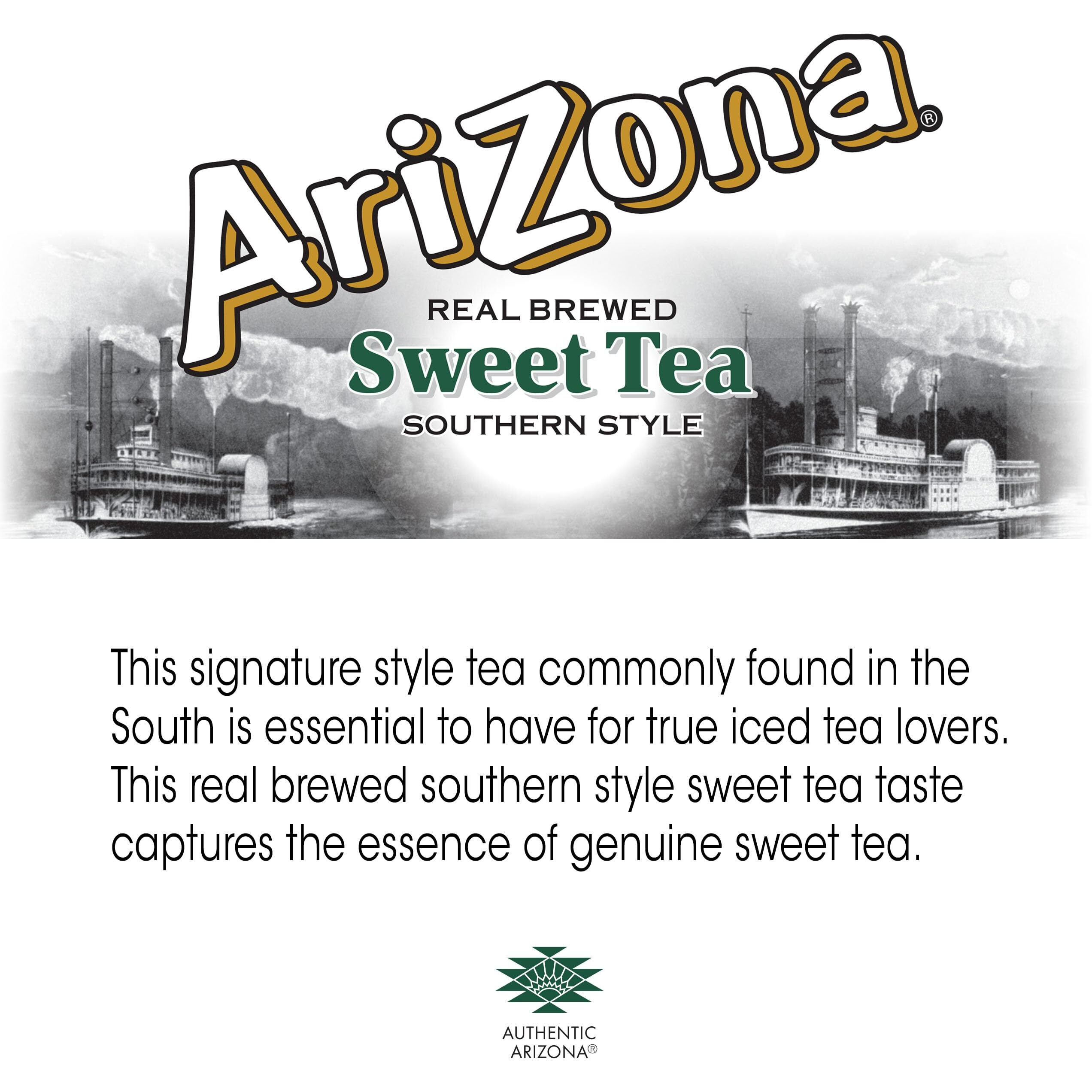 Arizona Sweet Tea - Big Can, 22 Fl Oz (Pack Of 12)