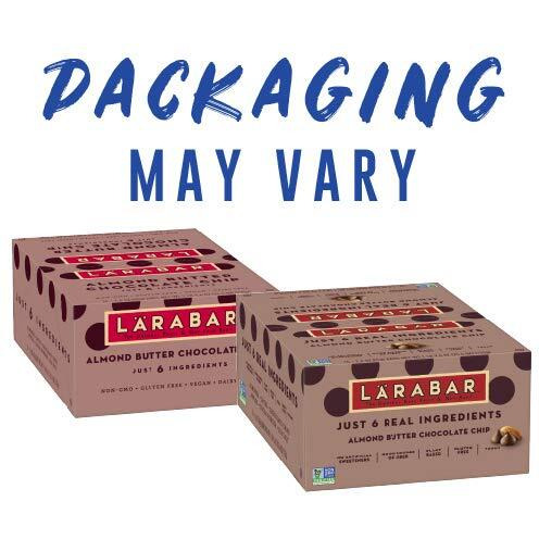 Larabar Almond Butter Chocolate Chip, Gluten Free Vegan Bars, 16 Ct