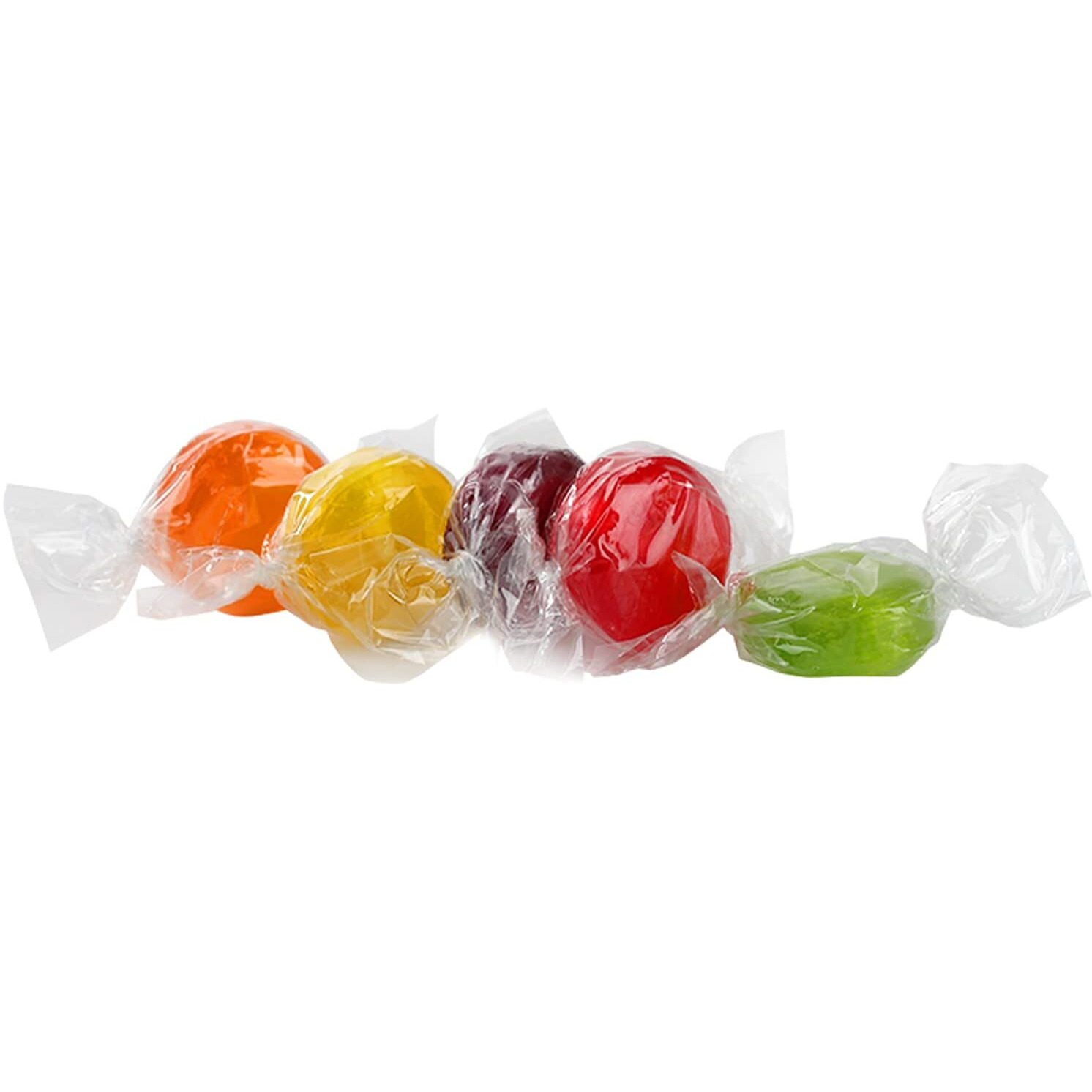 A Great Surprise Assorted Fruit Discs - 5 Pound Bag - Bulk Individually Wrapped Candy - Fruit Flavored Candies (Fruity Hard Candy Discs)