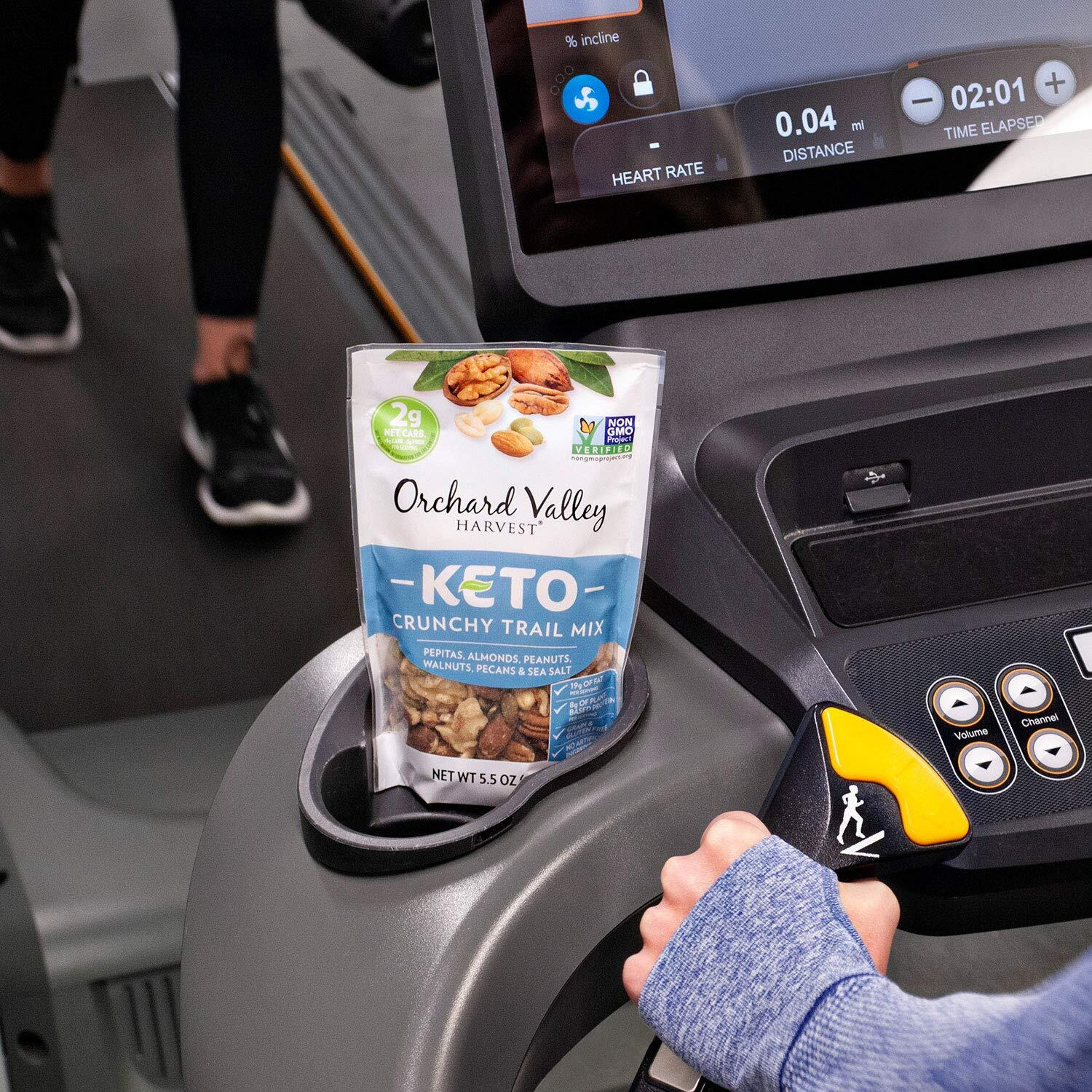 Orchard Valley Harvest Keto Crunchy Trail Mix, 5.5 Ounces (Pack Of 6), Pepitas, Almonds, Peanuts, Walnuts, And Pecans, Low Carbs, Non-Gmo, No Artificial Ingredients