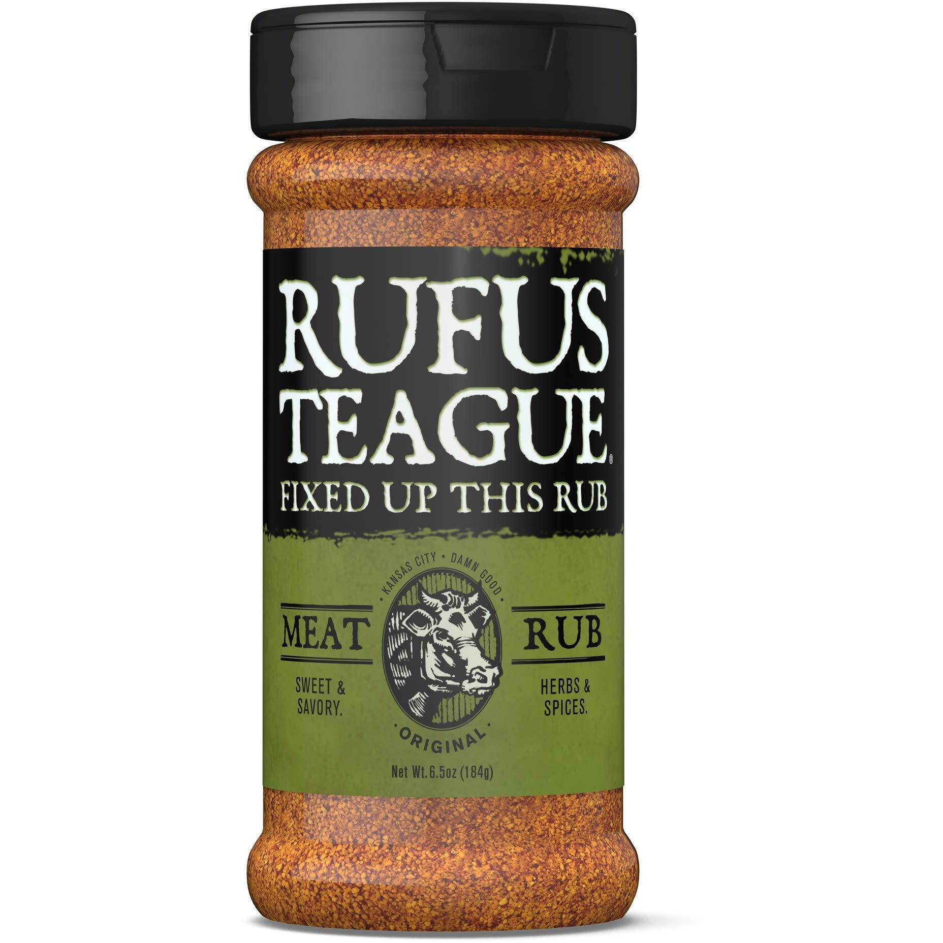 Rufus Teague - Meat Rub - Premium Bbq Rub - 6.5Oz Bottle