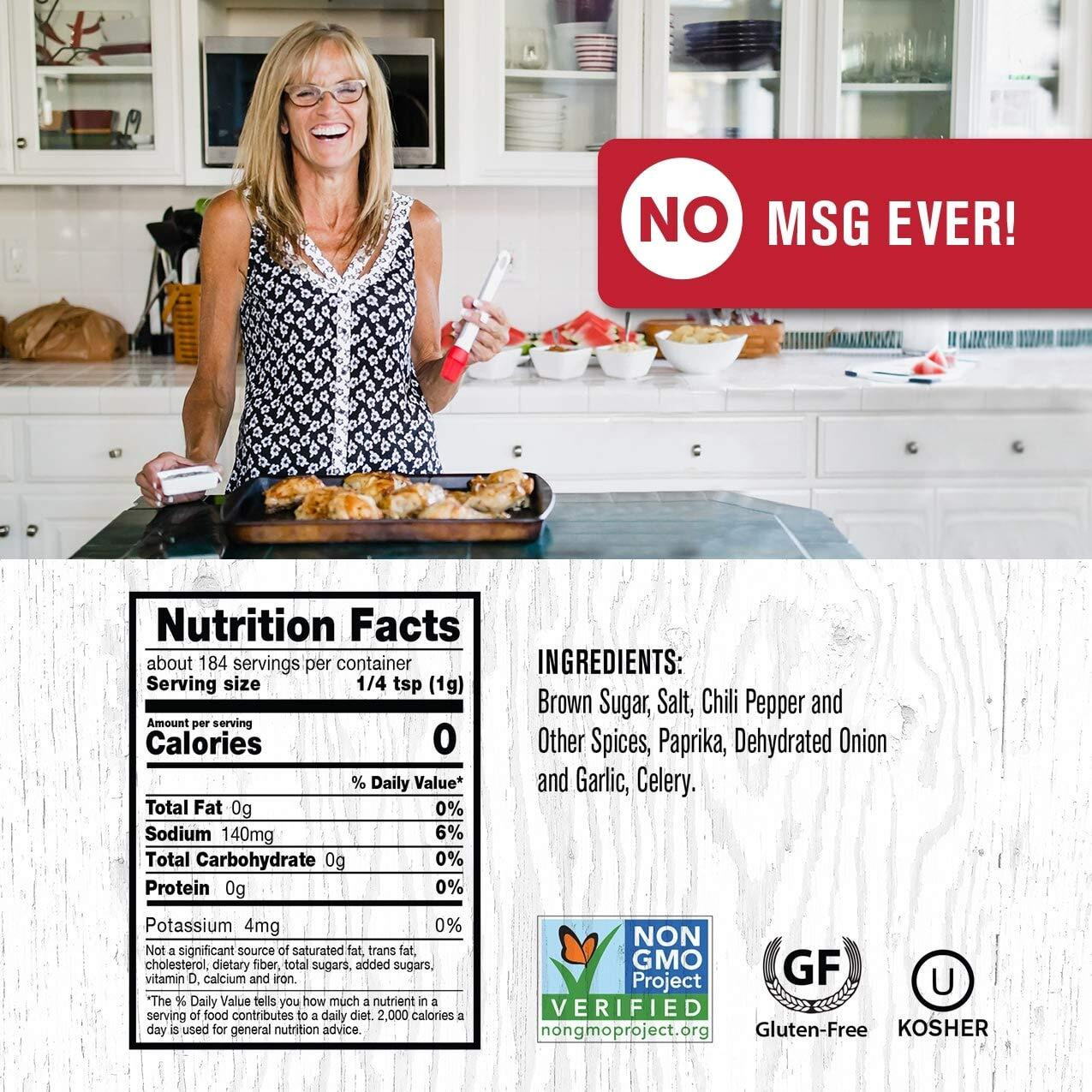 Rufus Teague - Meat Rub - Premium Bbq Rub - 6.5Oz Bottle