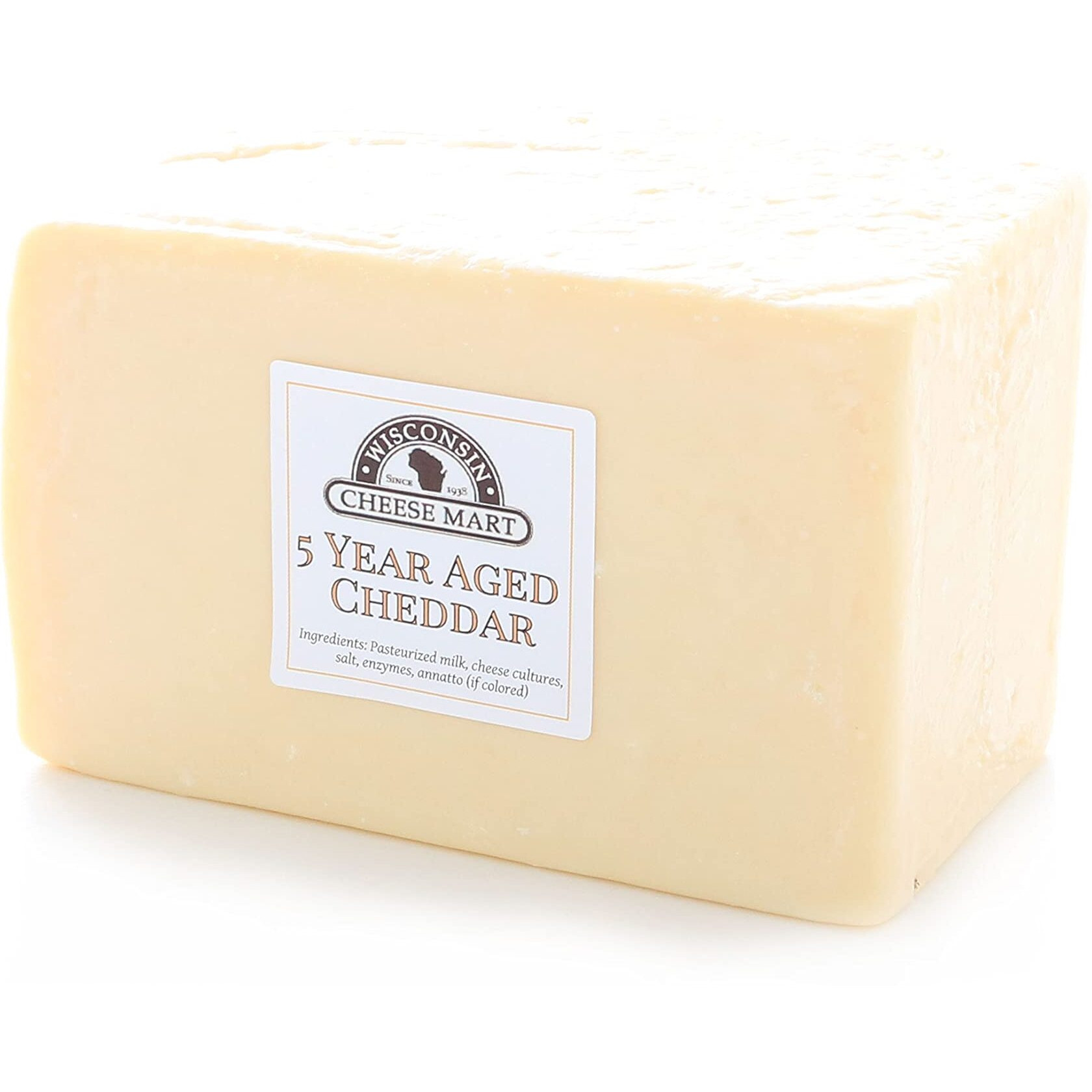 Cheddar 5 Year Extra Sharp White 40Oz Half Loaf