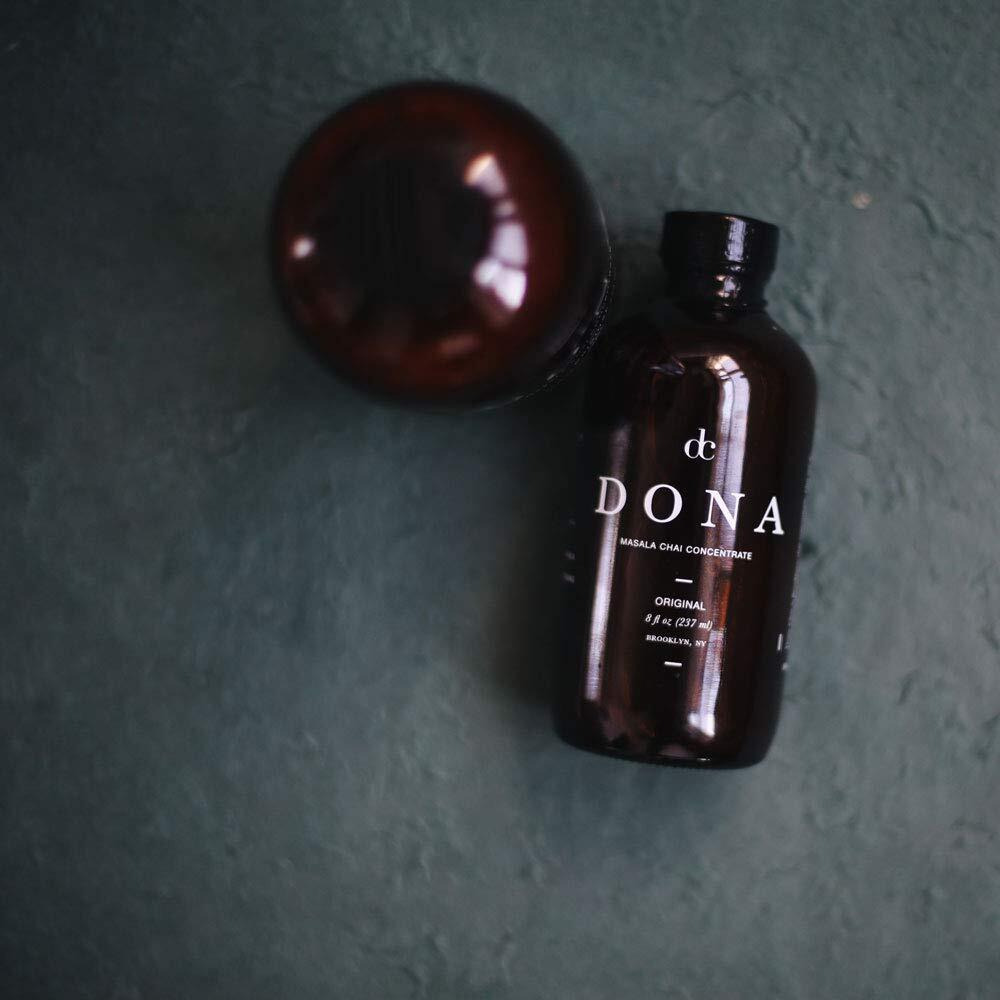 Dona Original Masala Chai Concentrate, Small-Batch, Single-Origin Spices, Hot Or Iced Chai, 32 Fl Ounce Bottles (Pack Of 2)