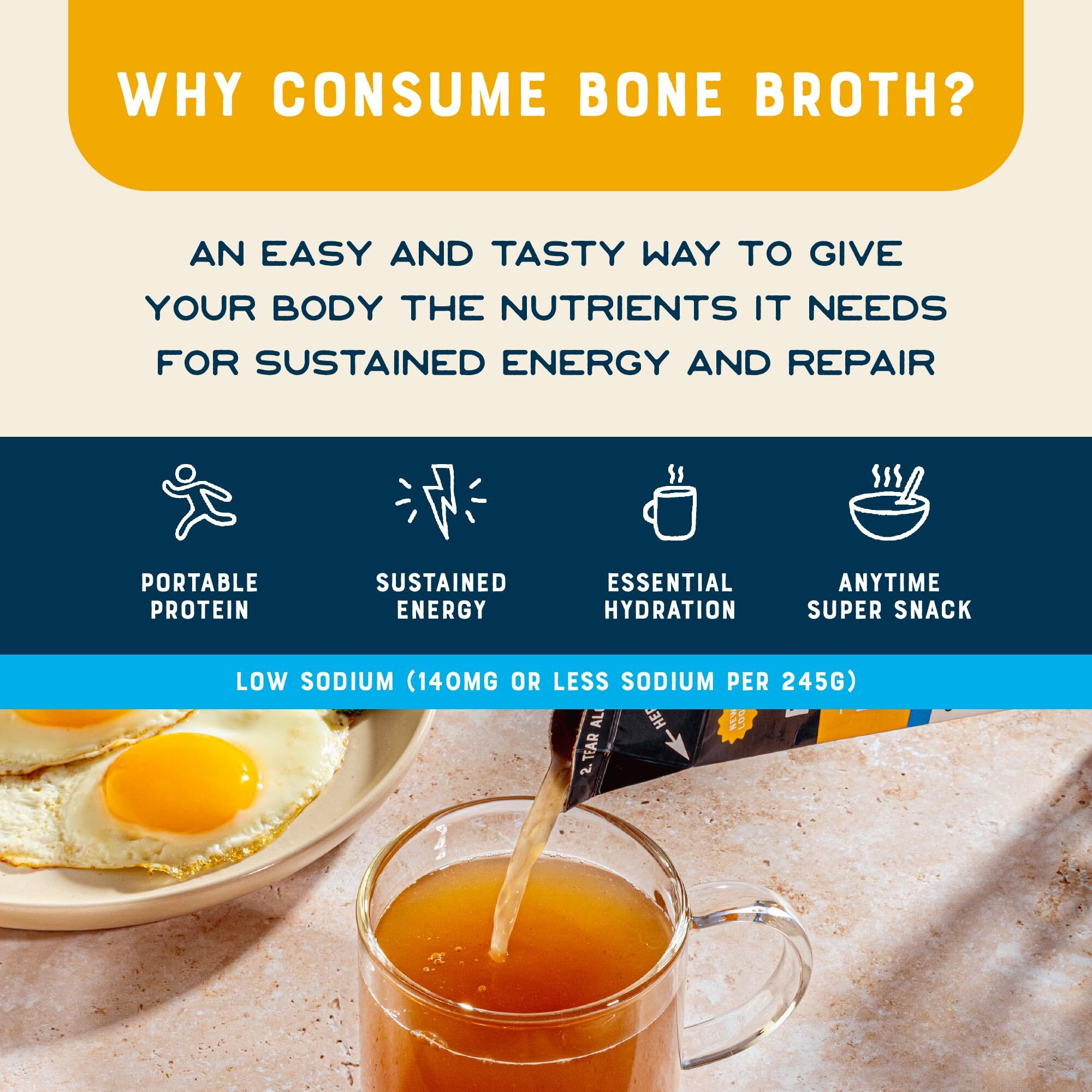 Bare Bones Low Sodium Organic Chicken Bone Broth | Pour W/ Pasture Raised Protein & Collagen For Cooking & Sipping | No Artificial Flavors Non-Gmo Gluten & Dairy-Free Keto & Paleo Friendly | 16Oz Carton | 8 Pack