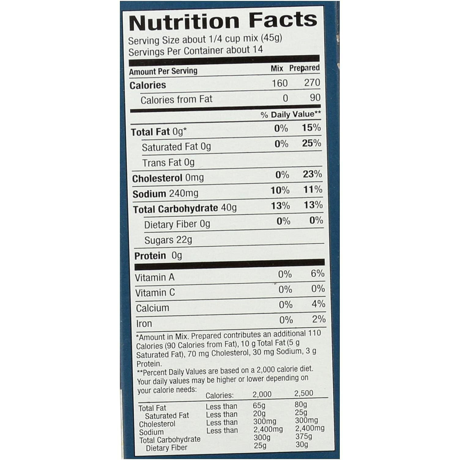 Yellow Cake Mix 22 Ounces (Case Of 6)
