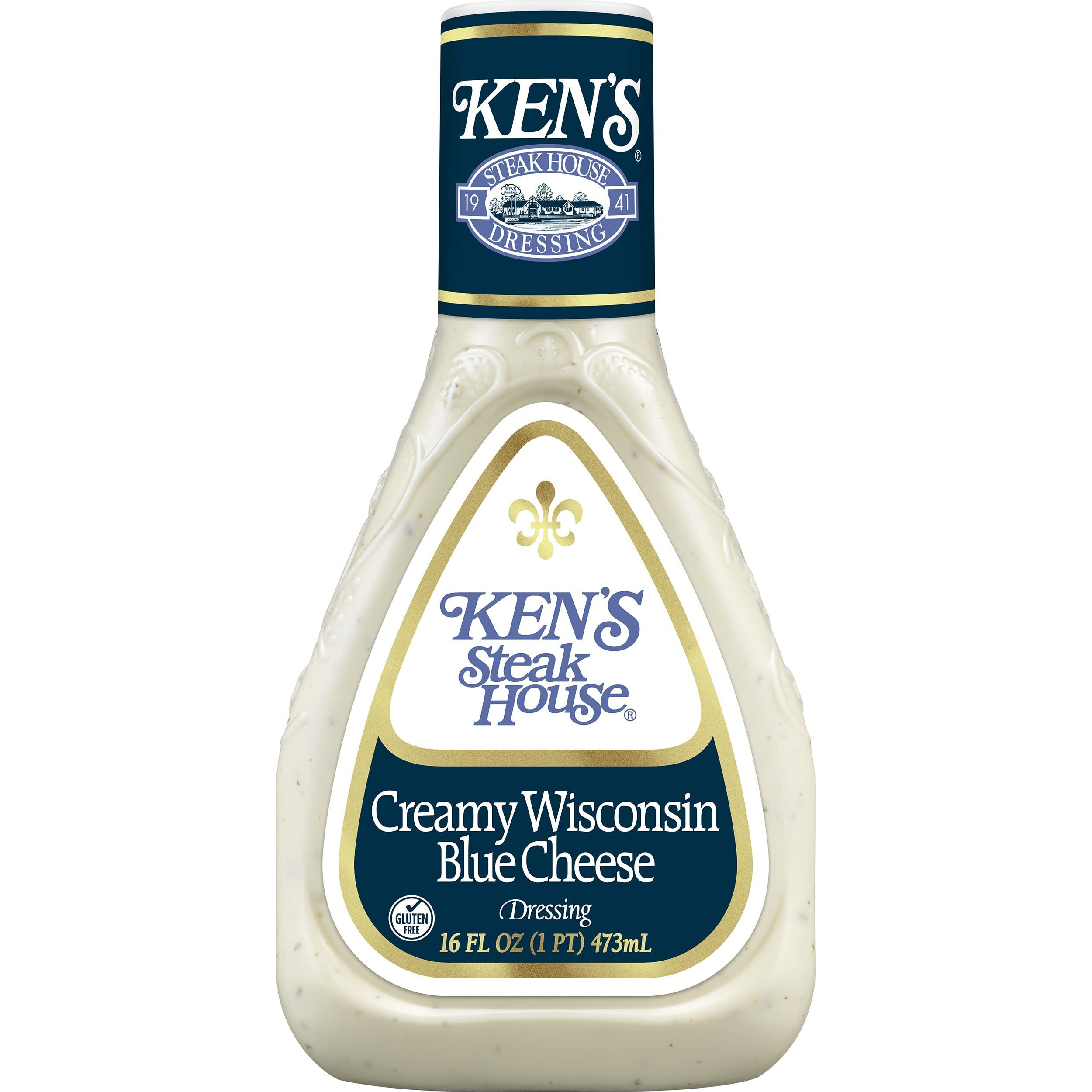Ken's Steak House Creamy Wisconsin Blue Cheese Dressing (16 Fl Oz (Pack Of 2))