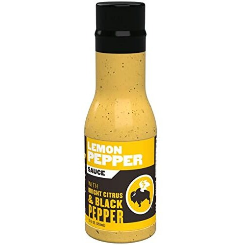 Buffalo Wild Wings Sauce (Lemon Pepper), 12 Fl Oz (Pack Of 1)