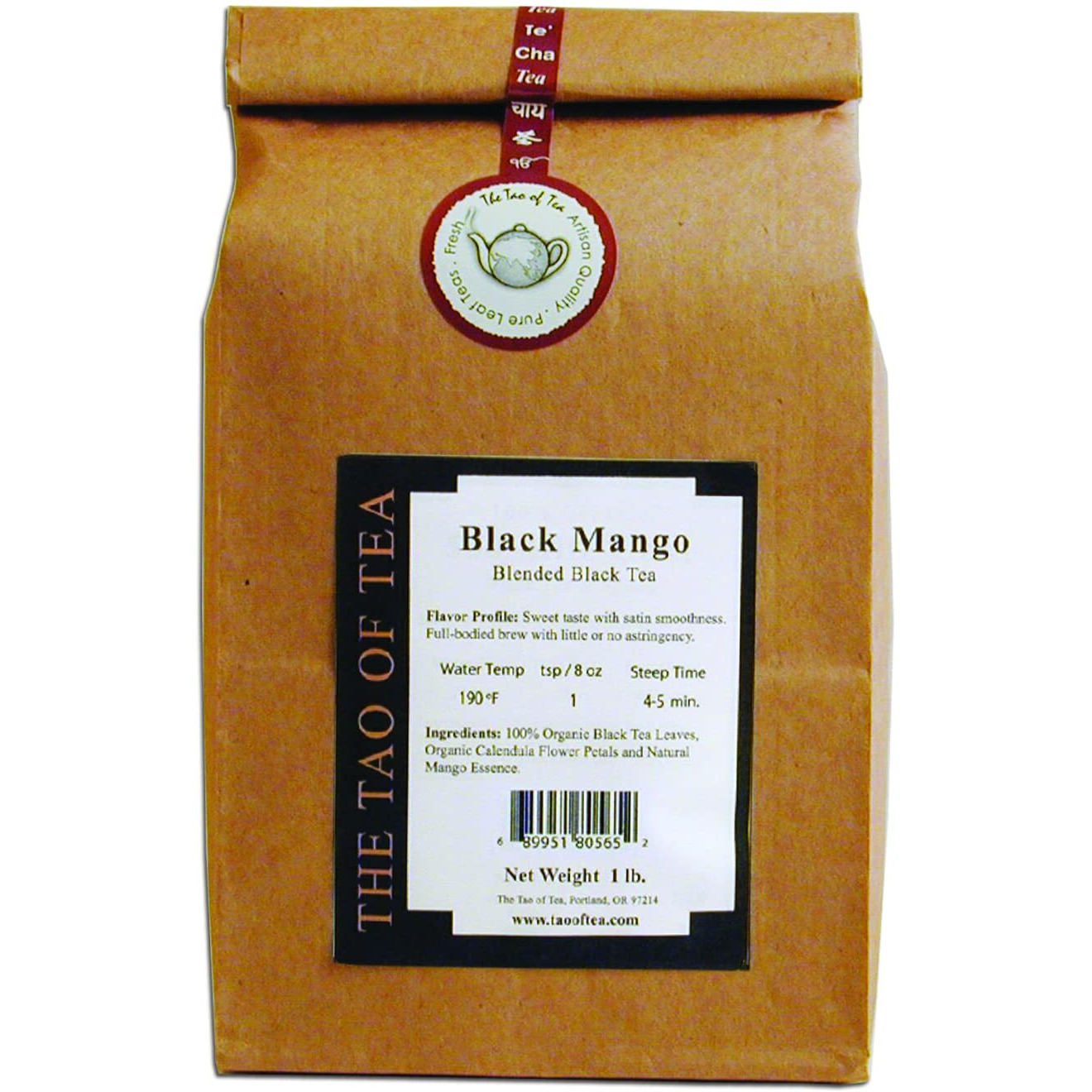 The Tao Of Tea Black Mango Blended Black Tea, 1-Pounds