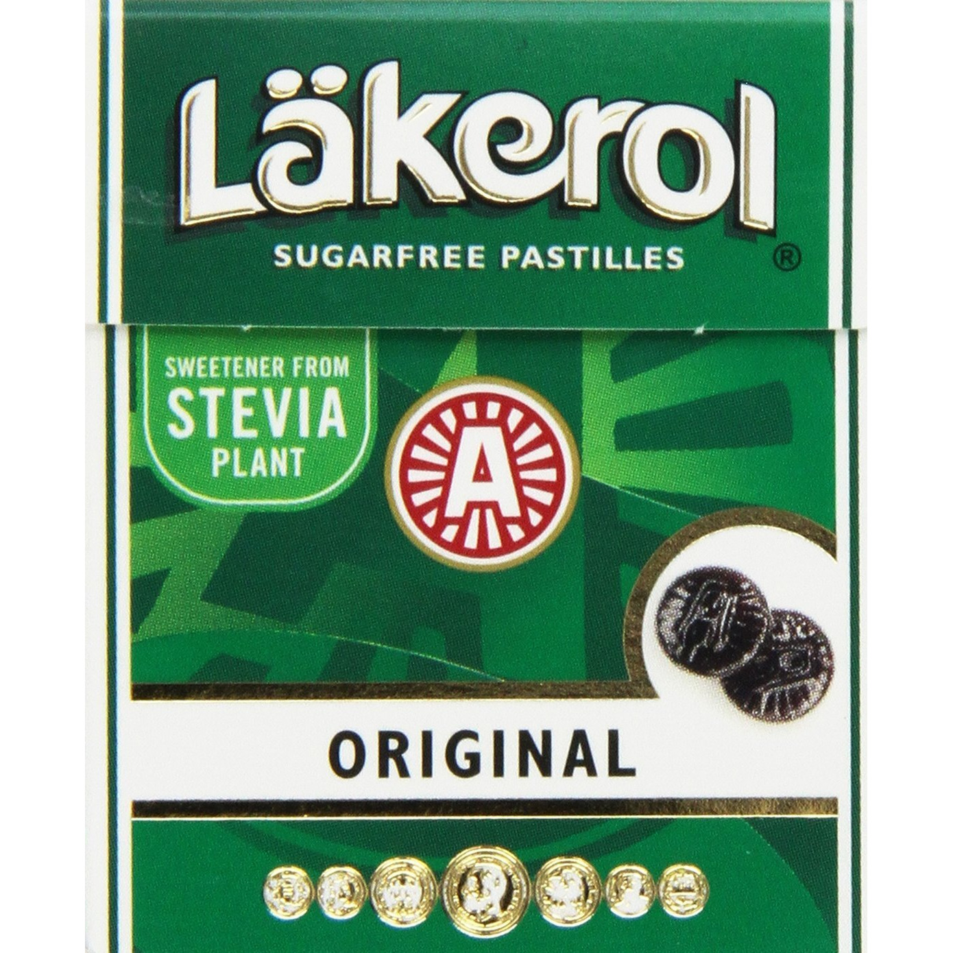 Lakerol Original Herb Menthol Sugar Free Pastilles, .8 Ounce (Pack Of 24)