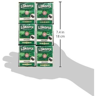 Lakerol Original Herb Menthol Sugar Free Pastilles, .8 Ounce (Pack Of 24)