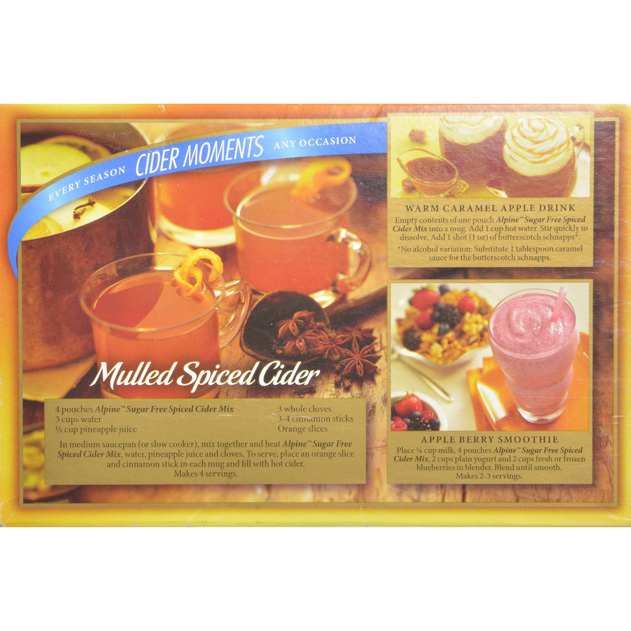 Alpine Sugar-Free Spiced Apple Cider Mix - Pack Of 2