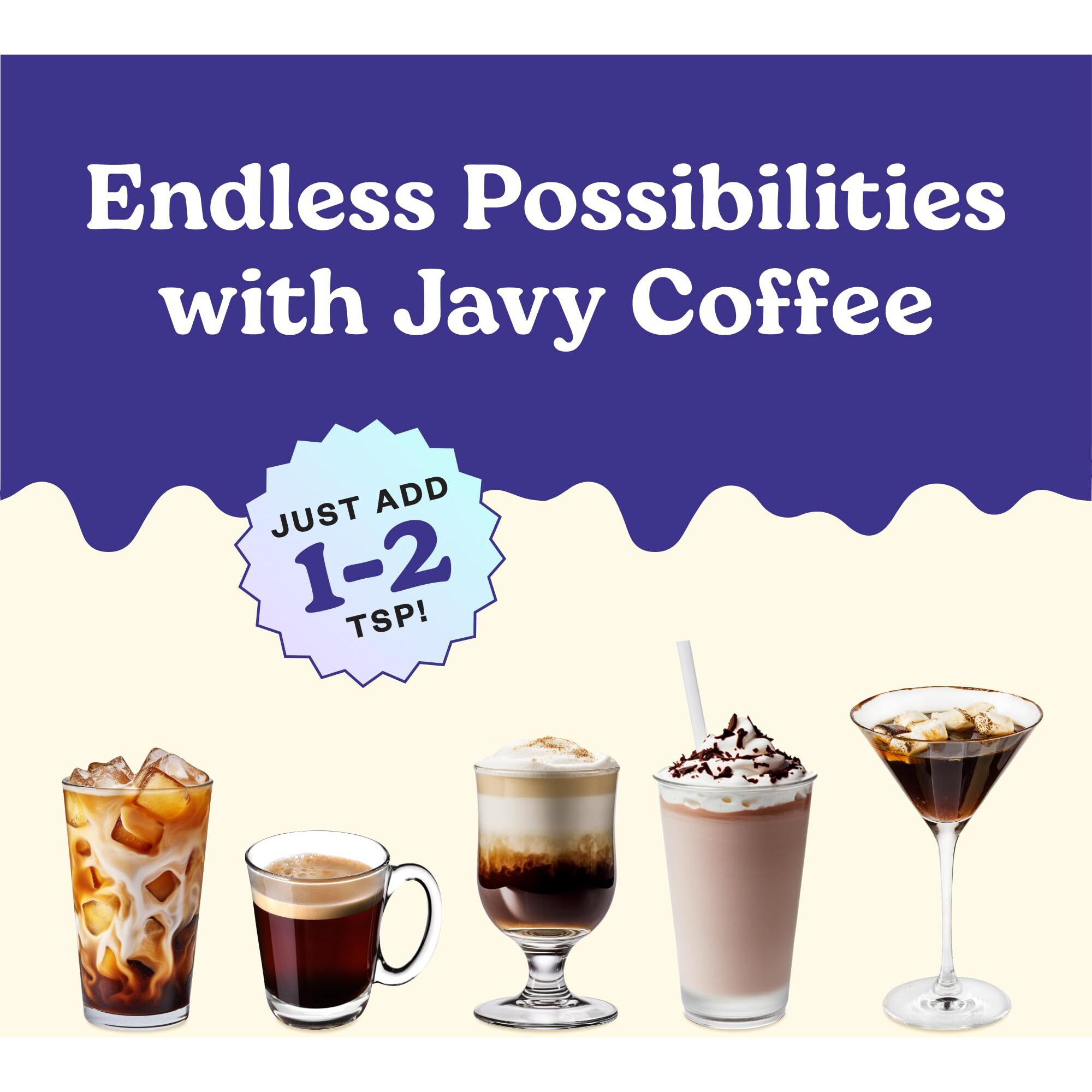 Javy Coffee Concentrate - Cold Brew Coffee, Perfect For Instant Iced Coffee, Cold Brewed Coffee And Hot Coffee, 35 Servings - Salted Caramel