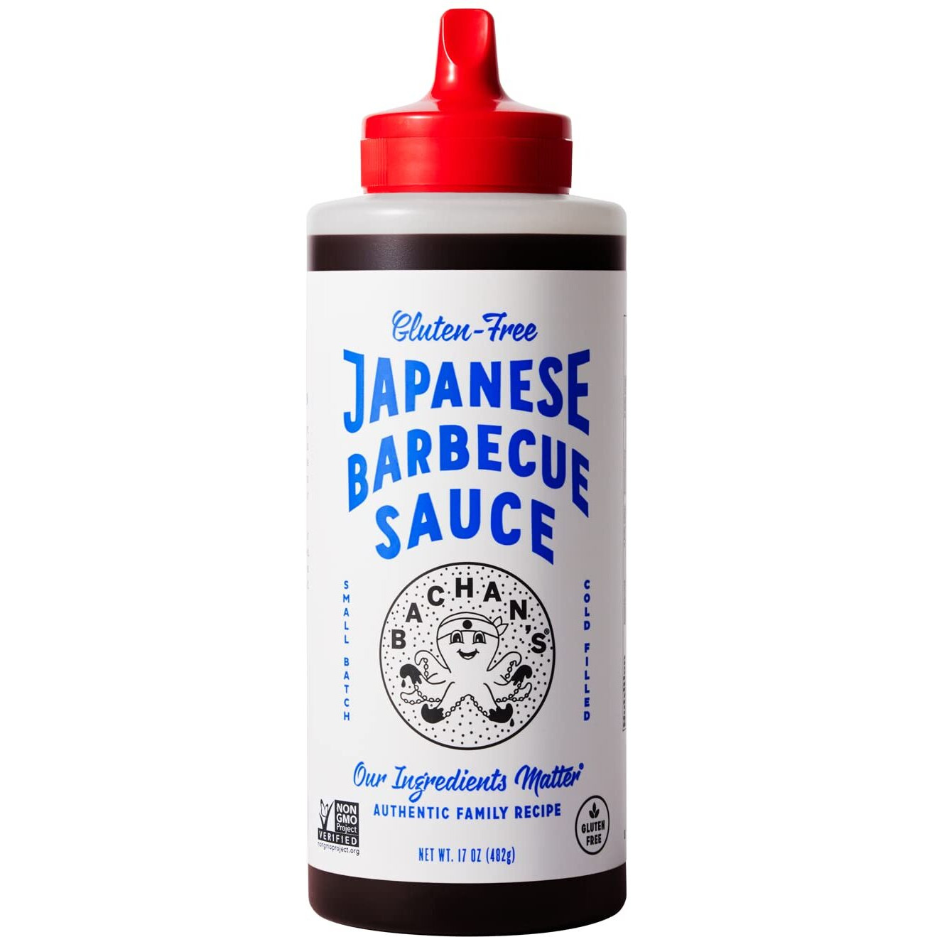 Bachan's - Japanese Barbecue Sauce - Gluten Free, 17 Oz, Small Batch, Non Gmo, No Preservatives, Vegan And Bpa Free. Condiment For Wings, Chicken, Beef, Pork, Seafood, Noodle Recipes, And More