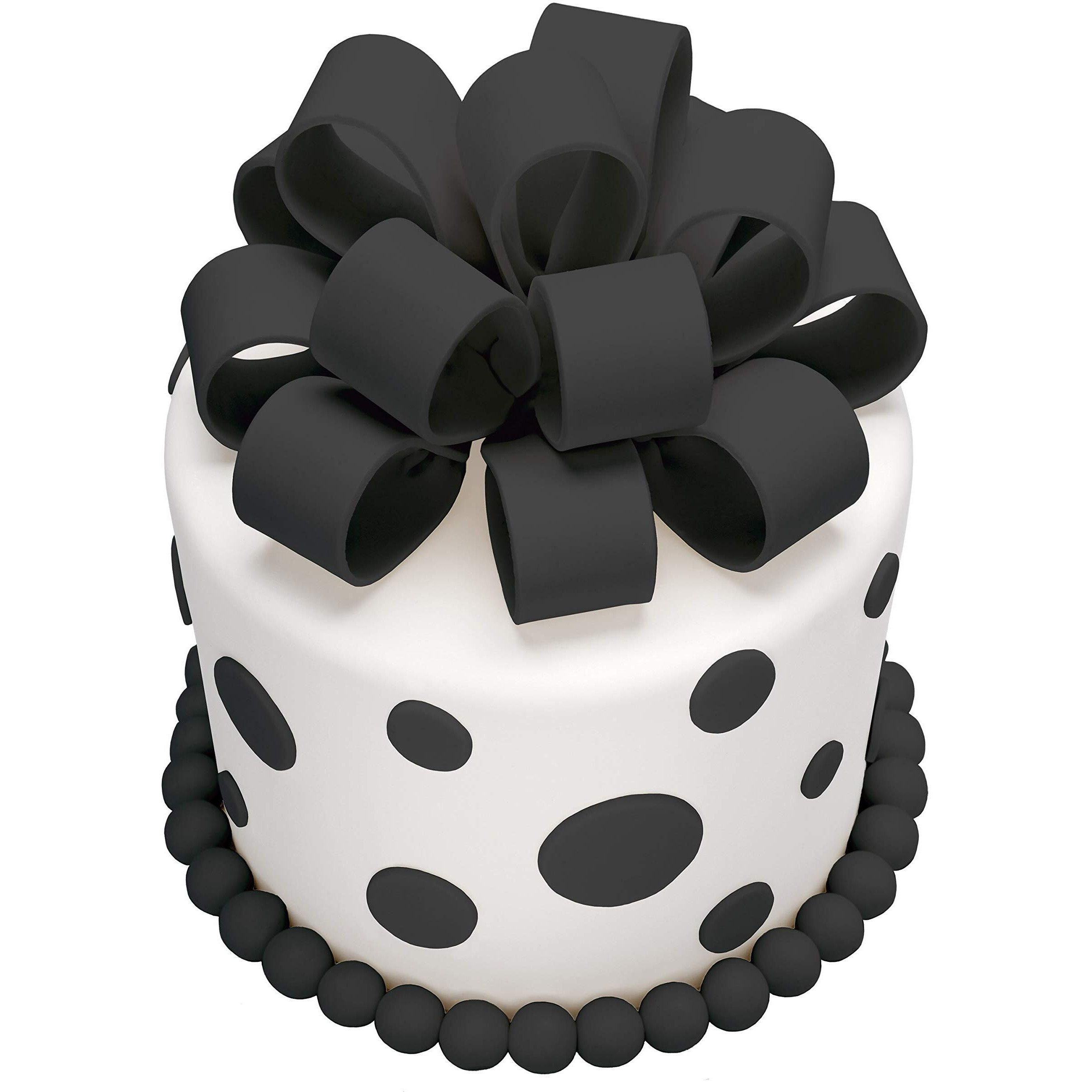 Satin Ice Fondant, Black, 4.4 Ounce