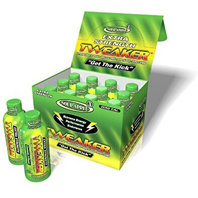 Tweaker Sour Apple Energy Extra Strength Shot 2Oz Singles (12)