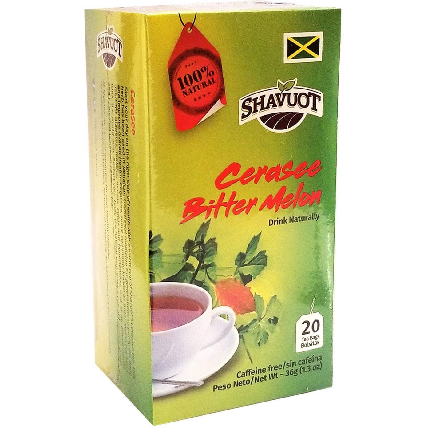 Shavuot Jamaican Cerasee Tea 20 Tea Bags (Pack Of 3)