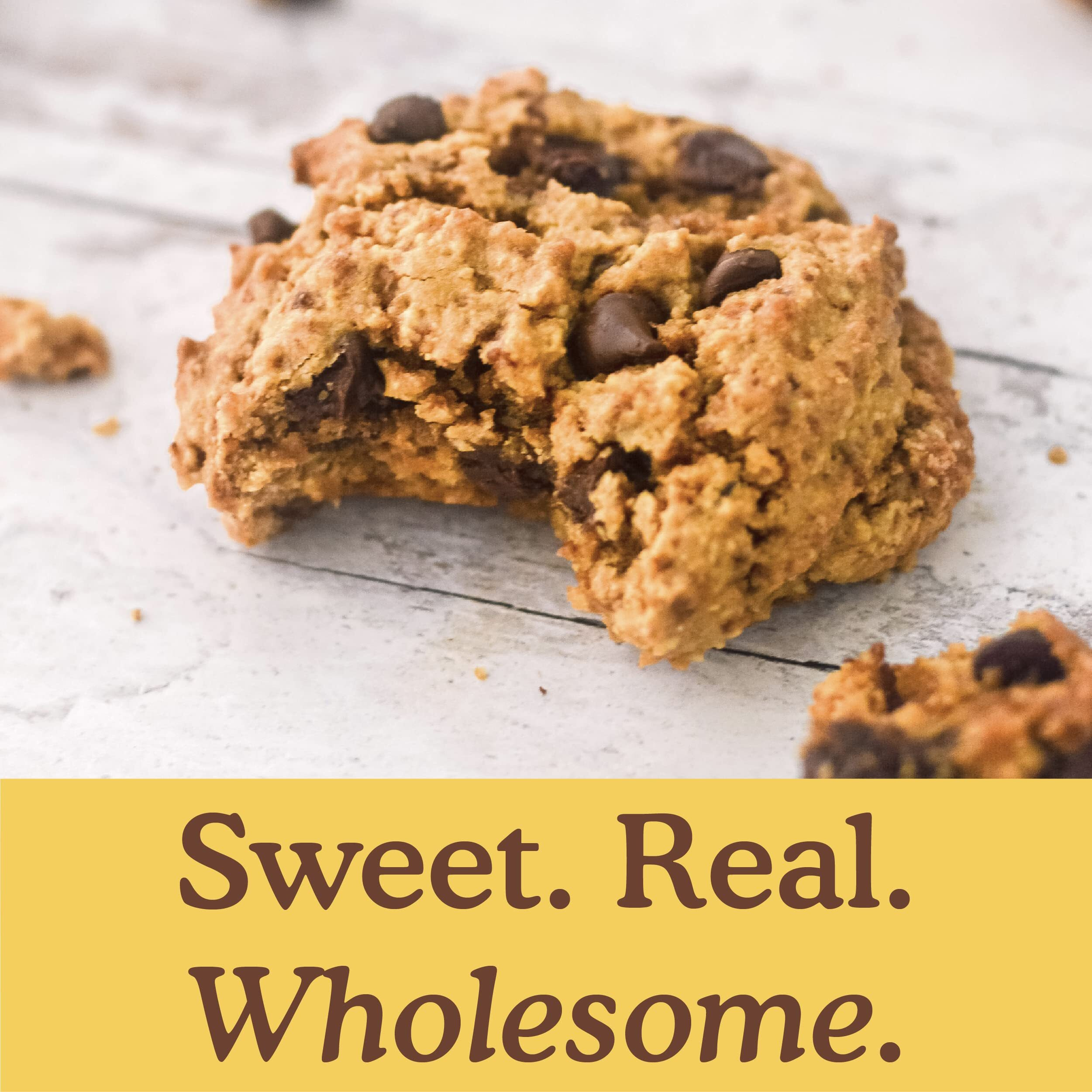 Simple Mills Almond Flour Baking Mix, Gluten Free Chocolate Chip Cookie Dough Mix, Good For Baking, Nutrient Dense, 9.4Oz, 3 Count