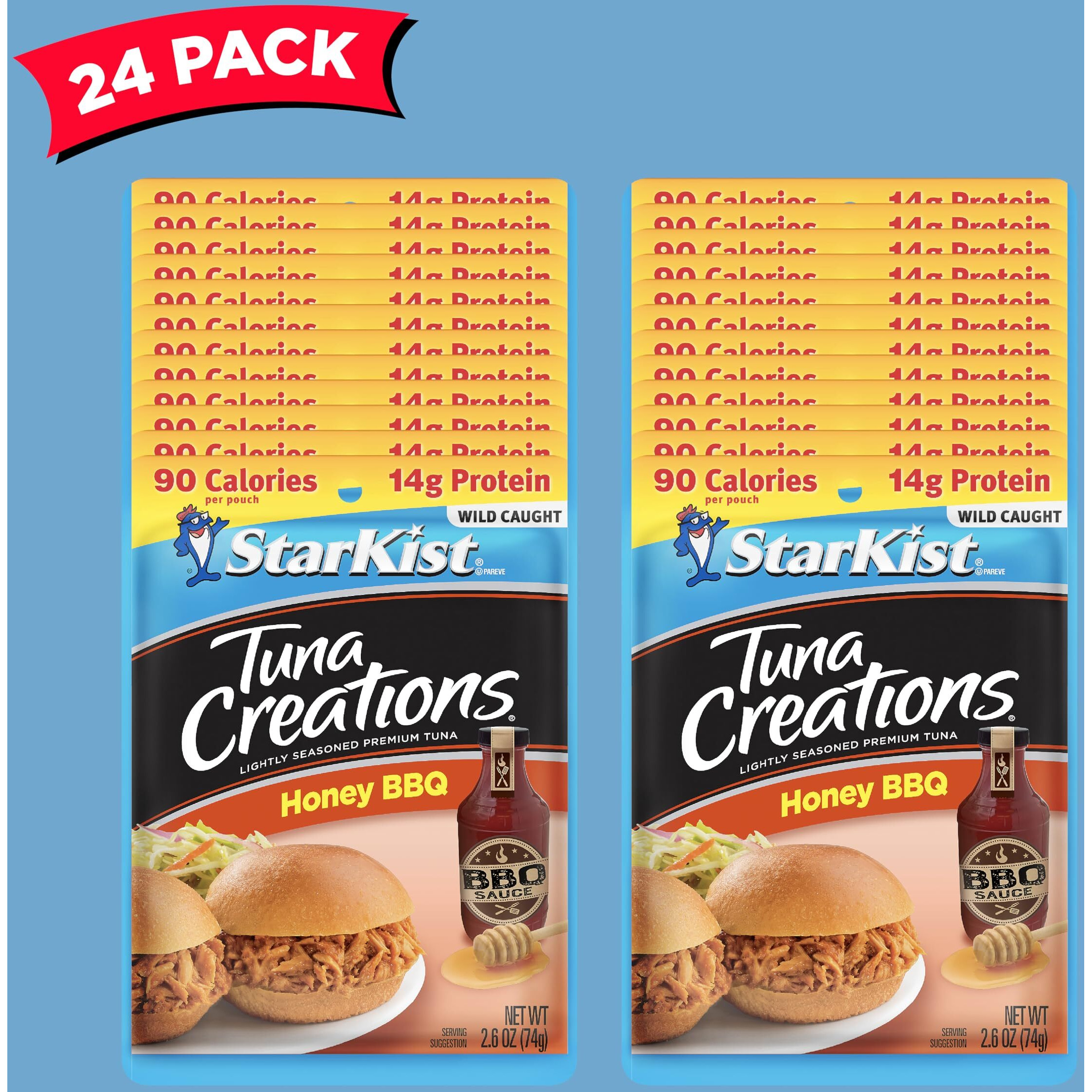 Starkist Tuna Creations Honey Bbq, 2.6 Oz, Pack Of 24