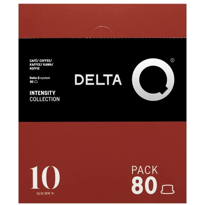 Delta Q Espresso Pods For Delta Q Machines, Qalidus - Intensity 10, Notes Of Caramel, Xl Pack - 80 Coffee Capsules