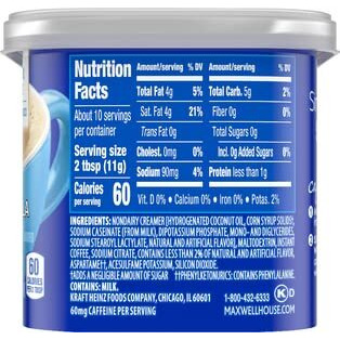 Maxwell House International French Vanilla Sugar Free Cafe Beverage Mix 4 Oz Canisters, Pack Of 4