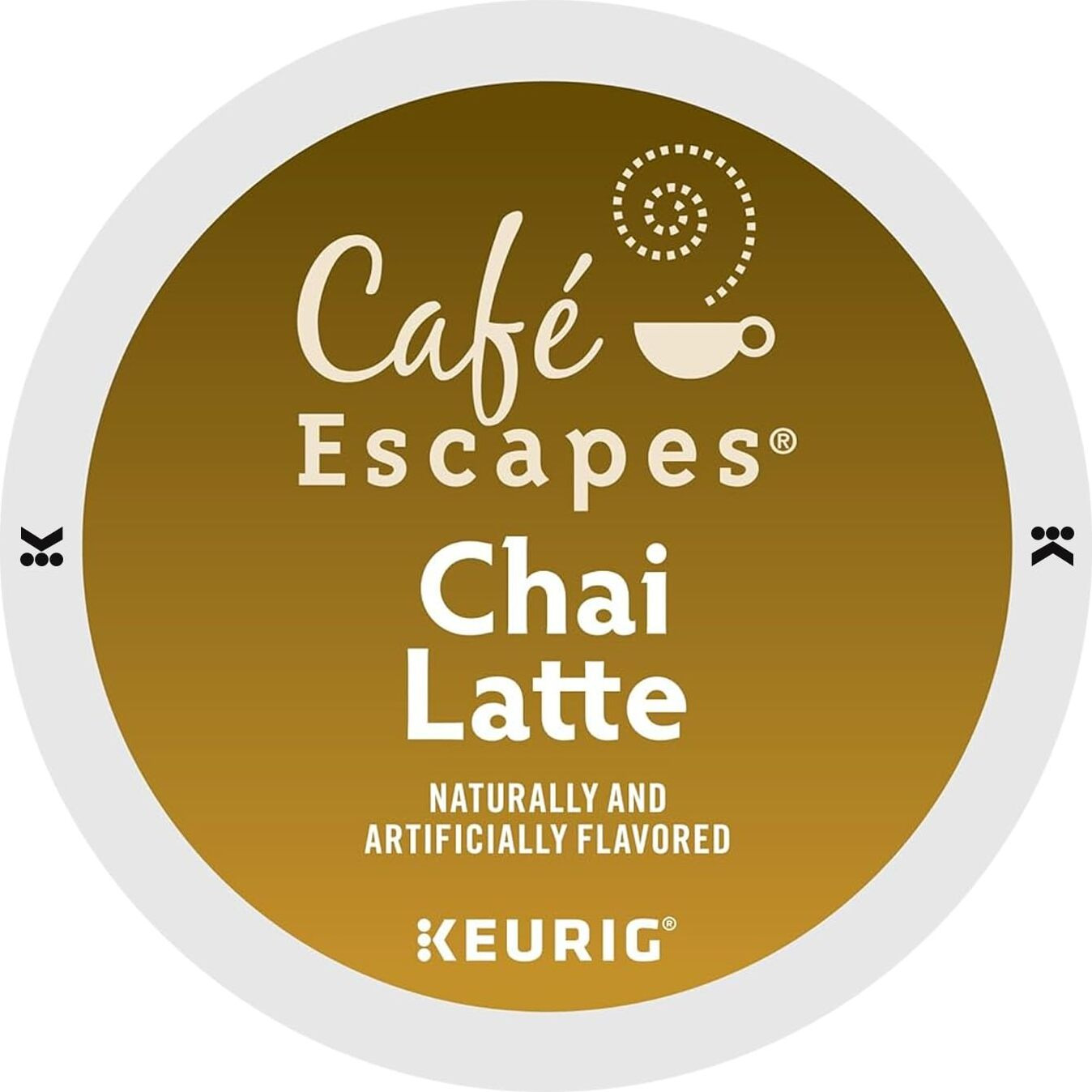 Keurig, Caf   Escapes Keurig K Cups, Chai Latte, K-Cup Packs, 48-Count