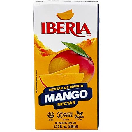 Iberia Mango Nectar, 6.8 Fl Oz (Pack Of 24)