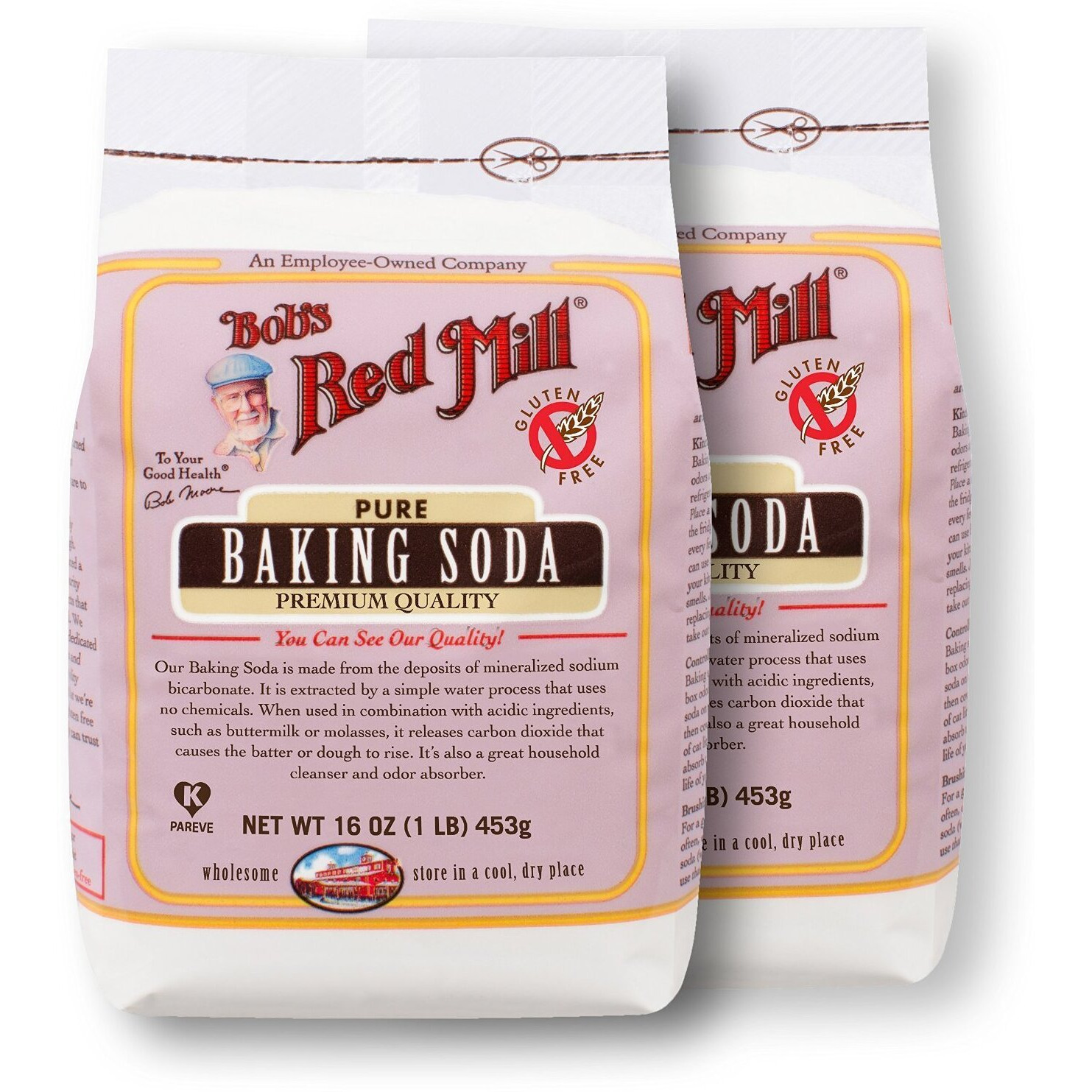 Baking Soda, Gluten Free 2/16Oz Bob's Red Mill, Packaging May Vary