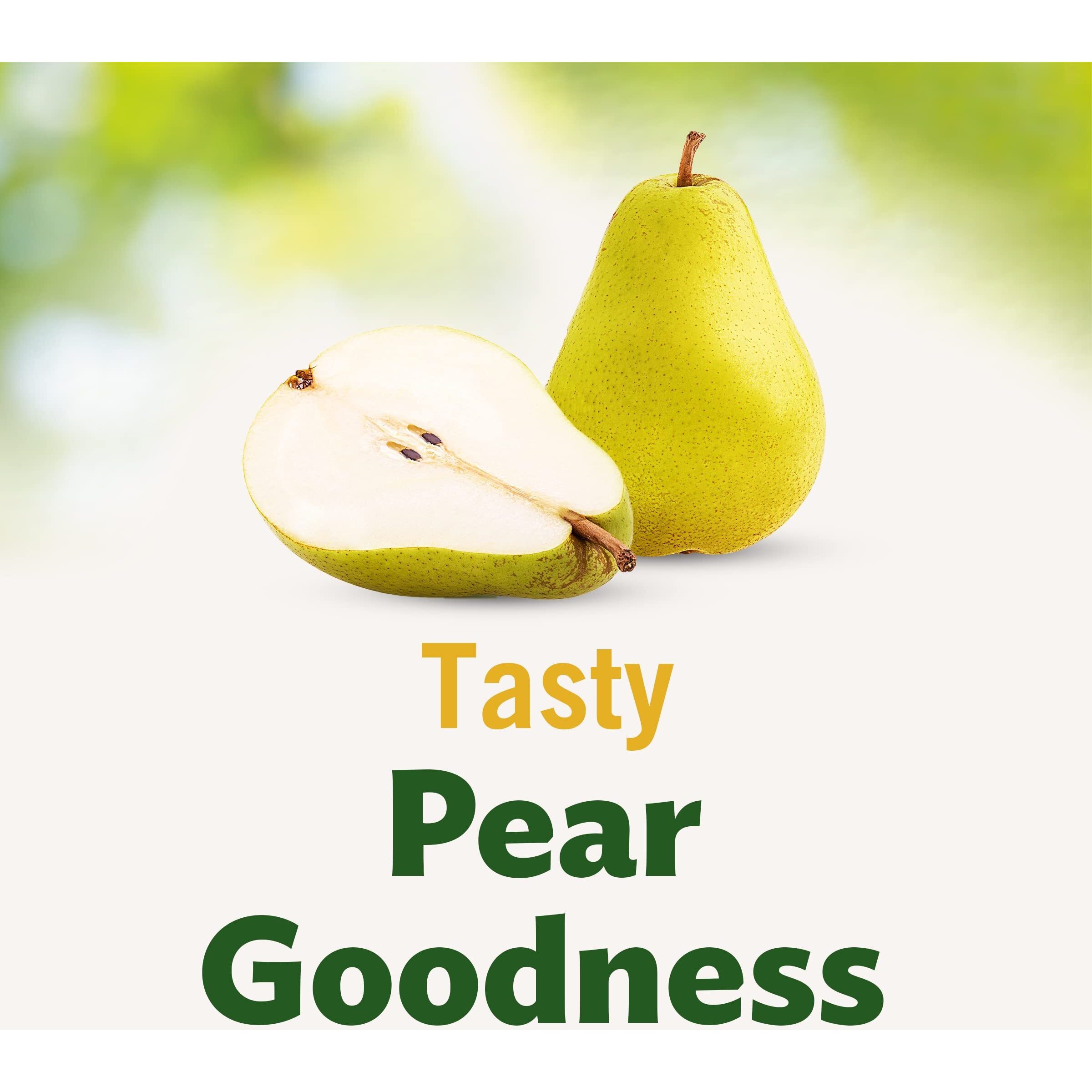 Del Monte Diced Pears In 100% Juice Fruit Cup Snacks, 4 Count - Pack Of 6
