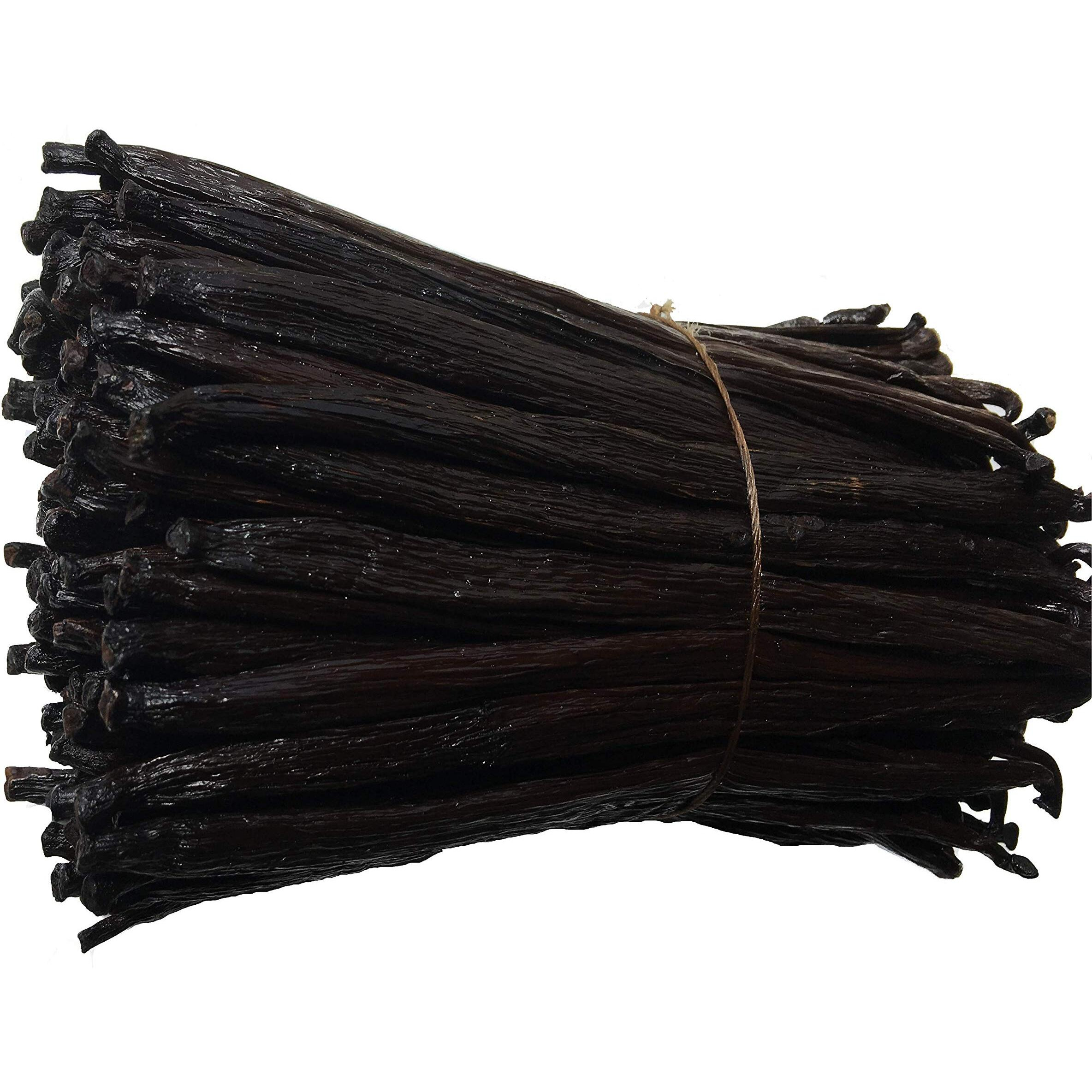 25 Vanilla Beans Grade A Tahitian For Extract, Cooking And Baking 6""-7"" By Fitnclean Vanilla| Fresh Non-Gmo Natural Raw Gourmet