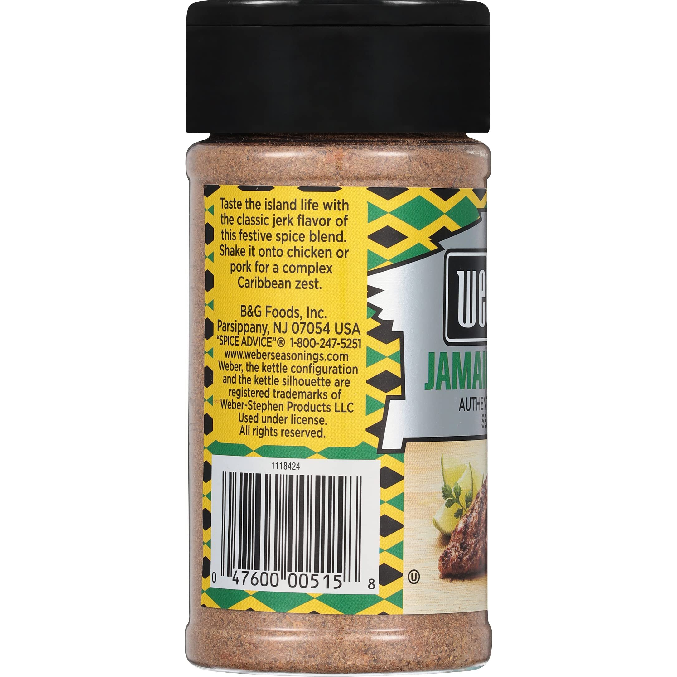 Weber Jamaican Jerk Seasoning, 5.75 Ounce Shaker