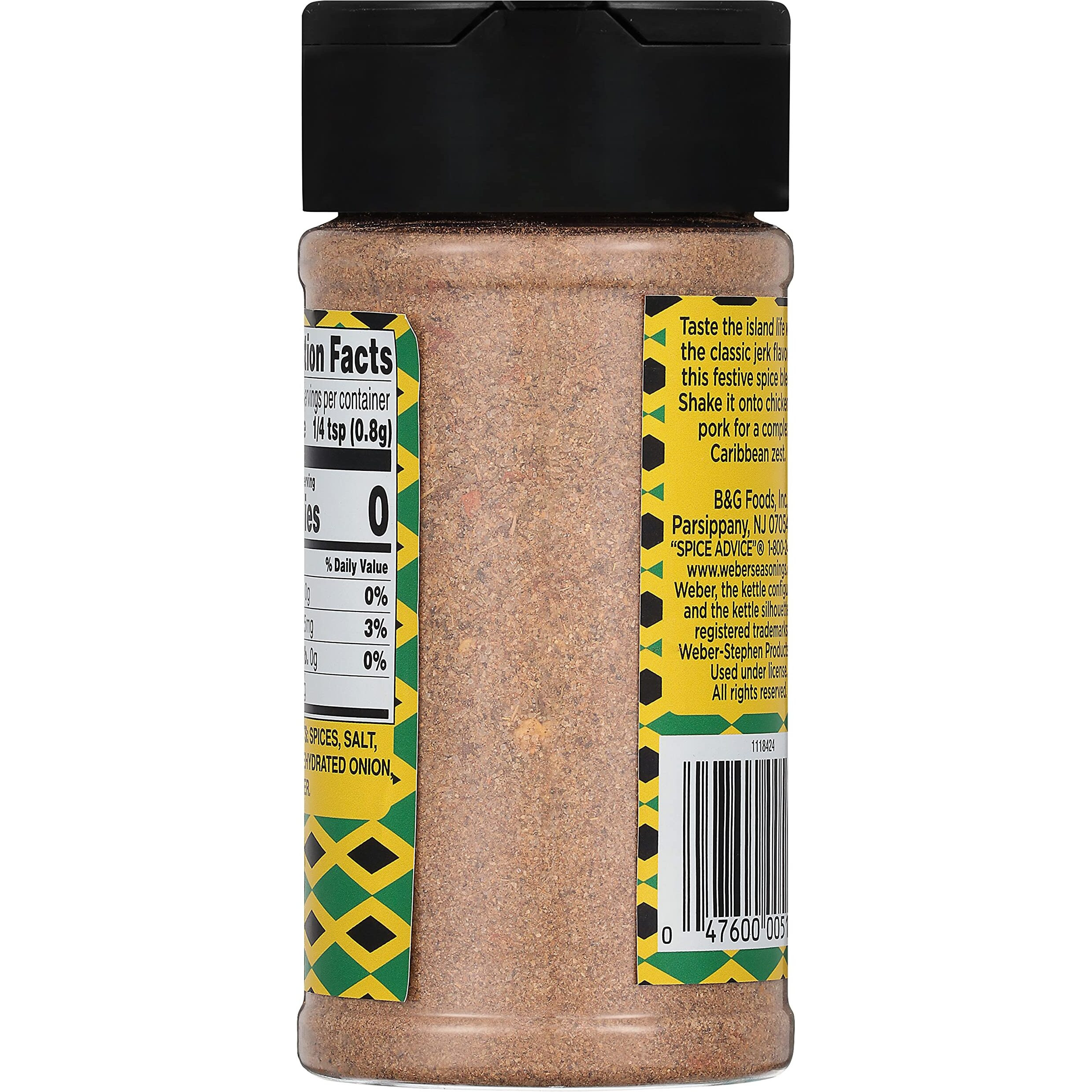 Weber Jamaican Jerk Seasoning, 5.75 Ounce Shaker