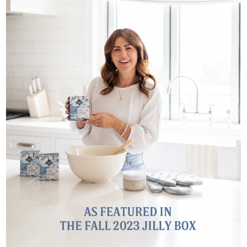 Flaky Sea Salt - 8.8 Oz Of Large Flake Salt - Hand Harvested On Vancouver Island - Perfect For Seasoning, Baking, Cooking, And Finishing - All Natural Flaked Salt