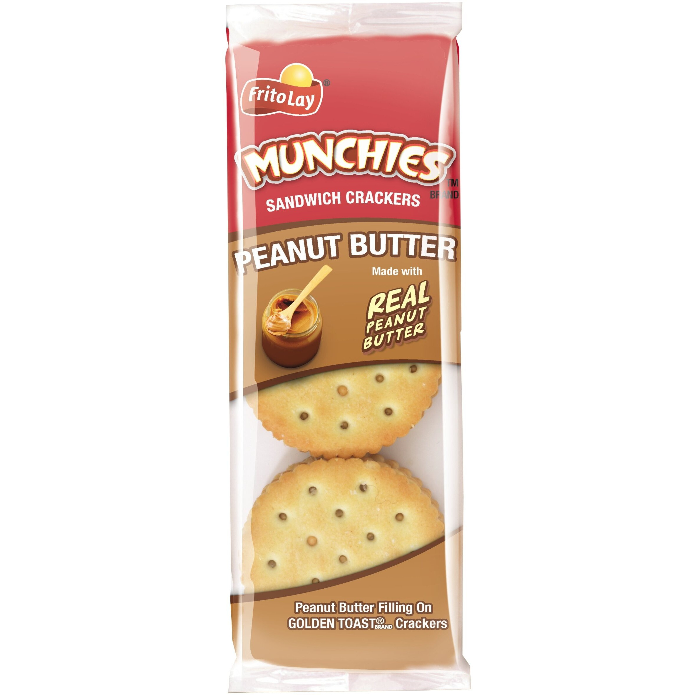 Munchies Peanut Butter On Toast Crackers, 1.42 Ounce (Pack Of 24)