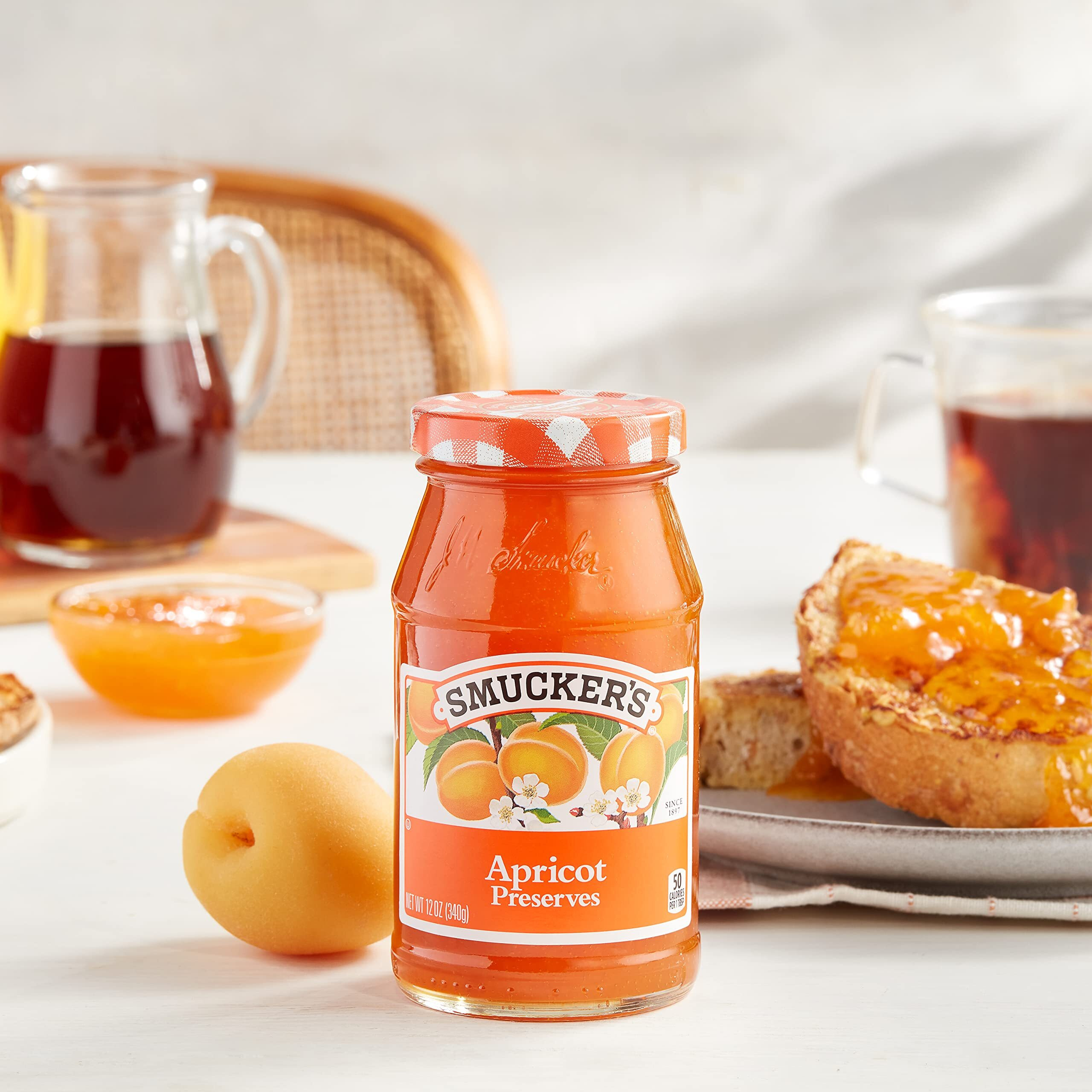 Smucker's Apricot Preserves, 12 Ounces (Pack Of 6)