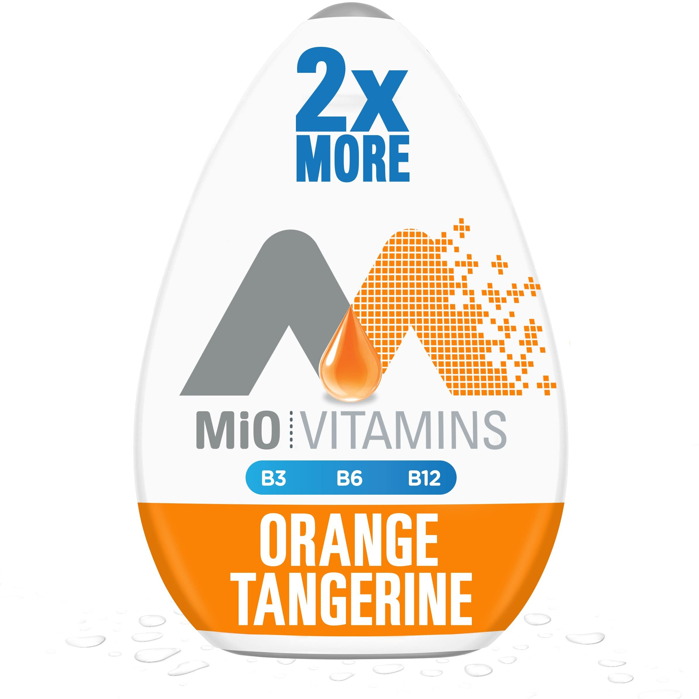 Mio Vitamins Orange Tangerine Naturally Flavored Liquid Water Enhancer 8 Count 3.24 Fl Oz