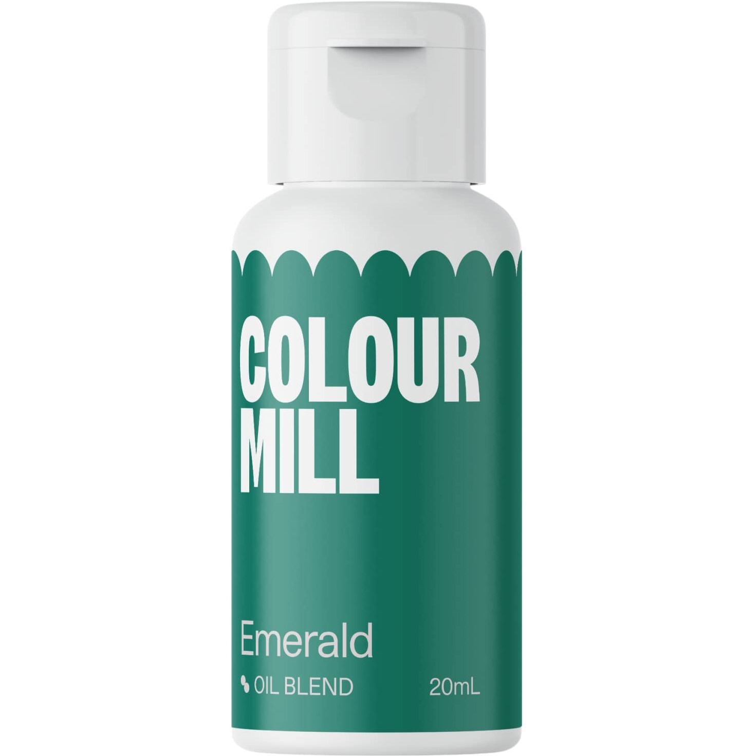 Colour Mill Oil-Based Food Coloring, 20 Milliliters Emerald