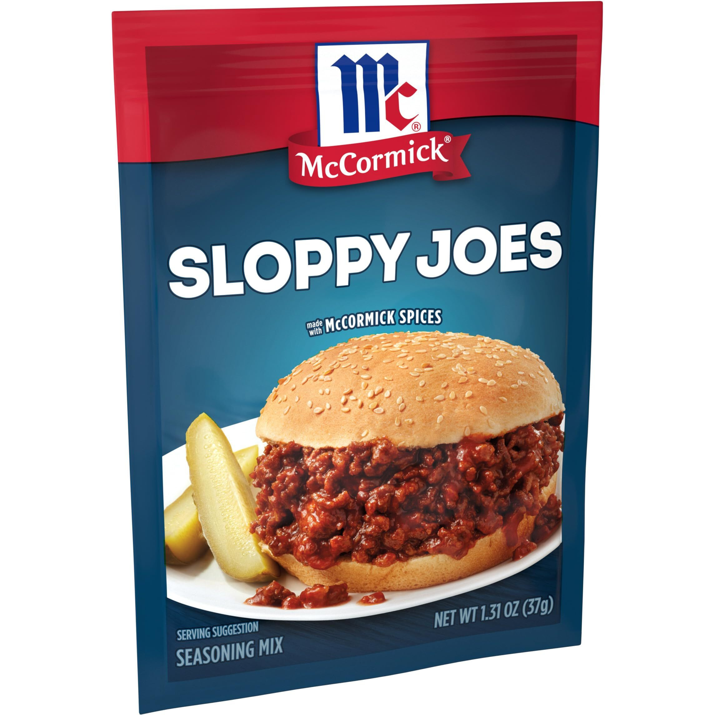 Mccormick Sloppy Joes Seasoning Mix, 1.31 Oz (Pack Of 12)