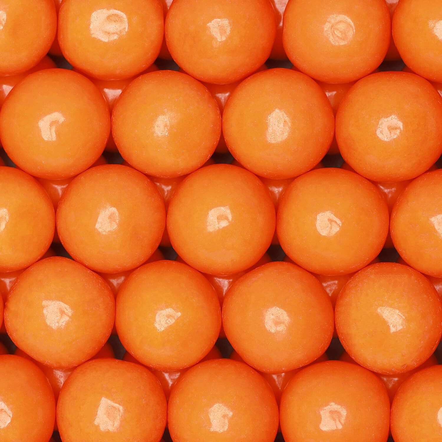 Gumballs For Gumball Machine - 1 Inch Large Double Bubble Gumballs - Orange Flavored Bubble Gum Orange Gumballs - Bulk Gum Balls 1.7 Lb - Chewing Gum For Kids