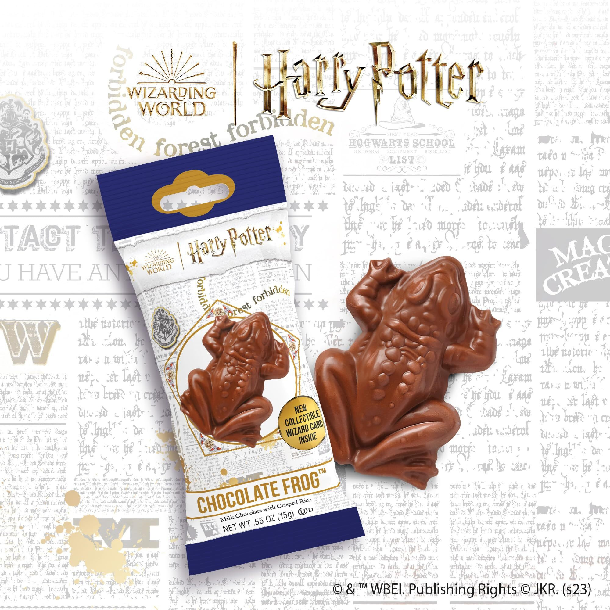 Harry Potter Chocolate Frog And Collectible Card, 0.55 Ounces, (2 Pack)