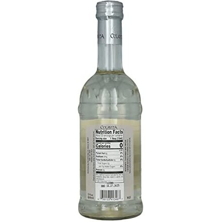 Colavita Wine Vinegar - Chardonnay Wine Vinegar, Premium Quality, Naturally Aged In Wooden Barrels, 17 Fl Oz Bottle