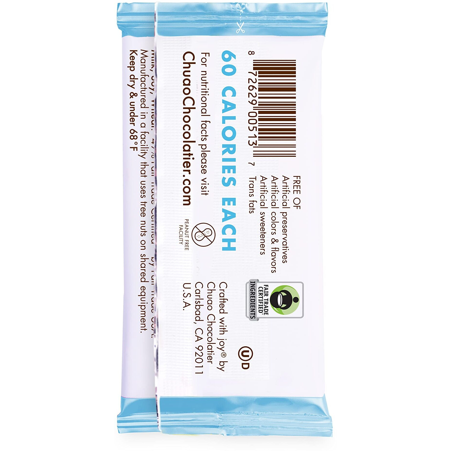 Chuao Chocolatier Oh My S'Mores Milk Chocolate Mini Bars | Gourmet Marshmallow Graham Cracker No Preservatives | For Gift Baskets, Christmas, Birthday | 20 Pack