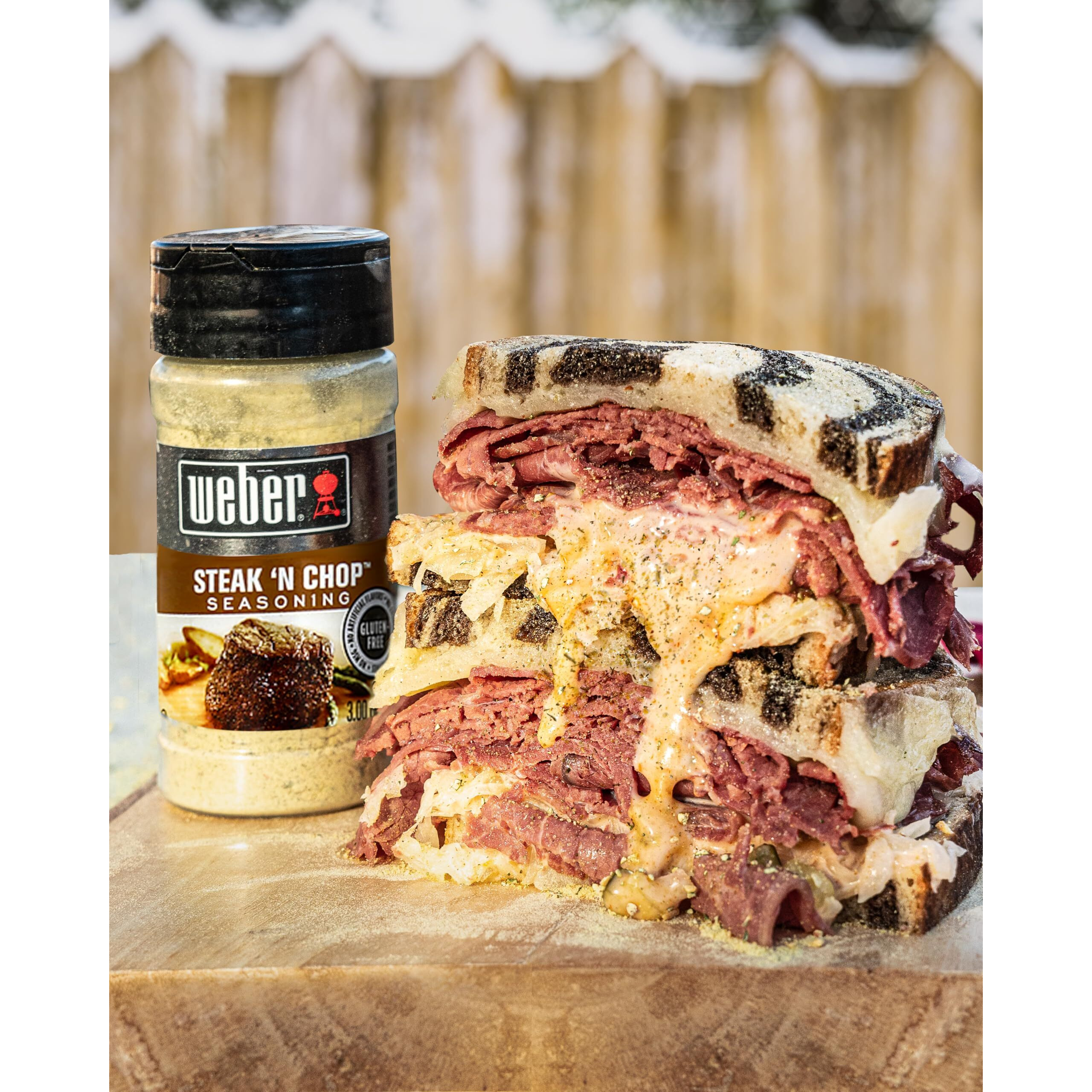 Weber Steak 'N Chop Seasoning, 6 Ounce Shaker (Pack Of 6)