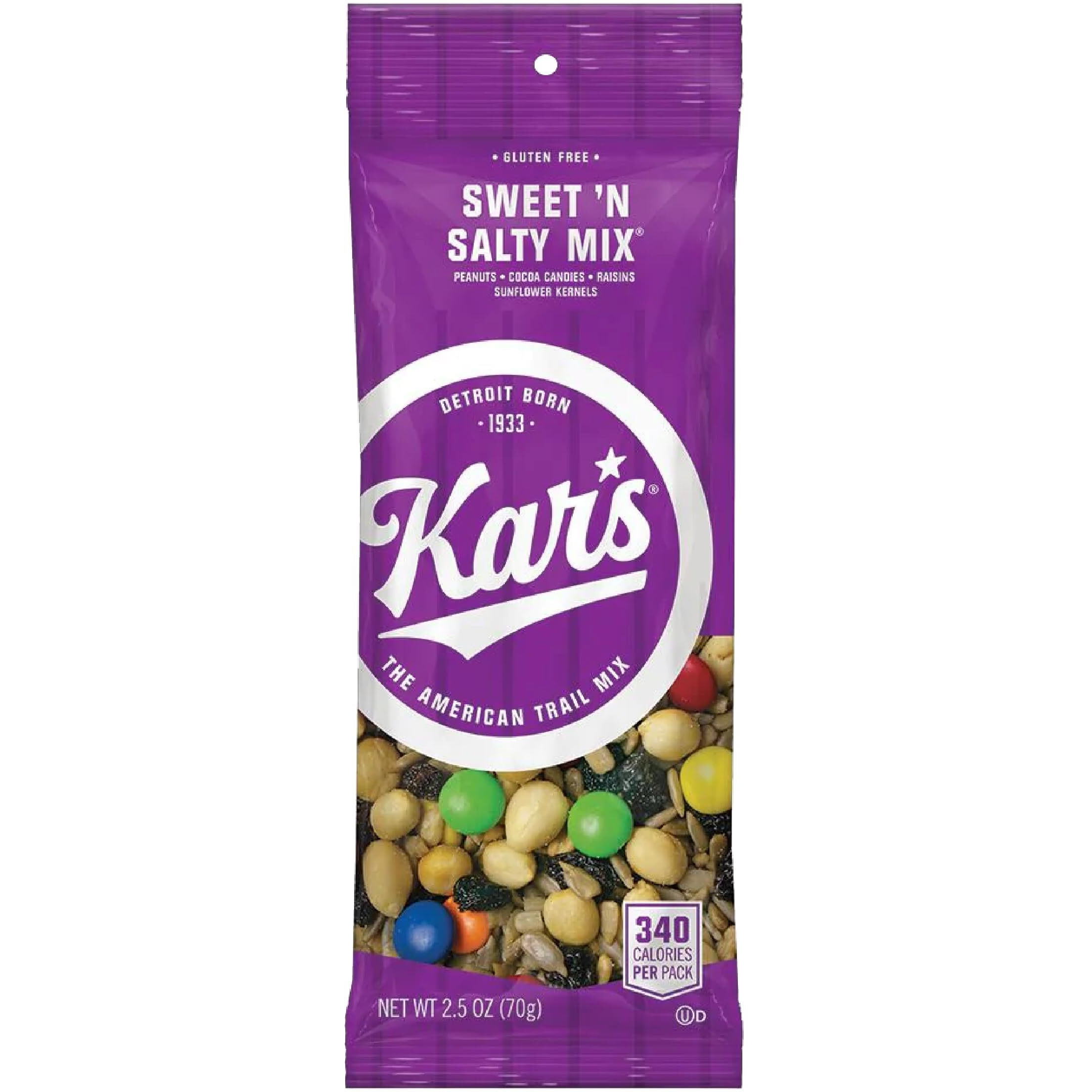 Kars Nuts Sweet N Salty Trail Mix - 2.5 Oz Individual Snack Packs, Bulk Pack Of 36 - Snacks For Adults And Kids