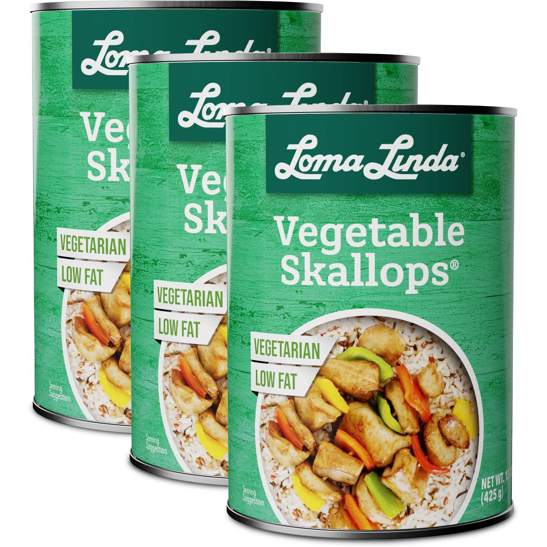 Loma Linda - Plant-Based - Vegetable Skallops (15 Oz.) (Pack Of 3)