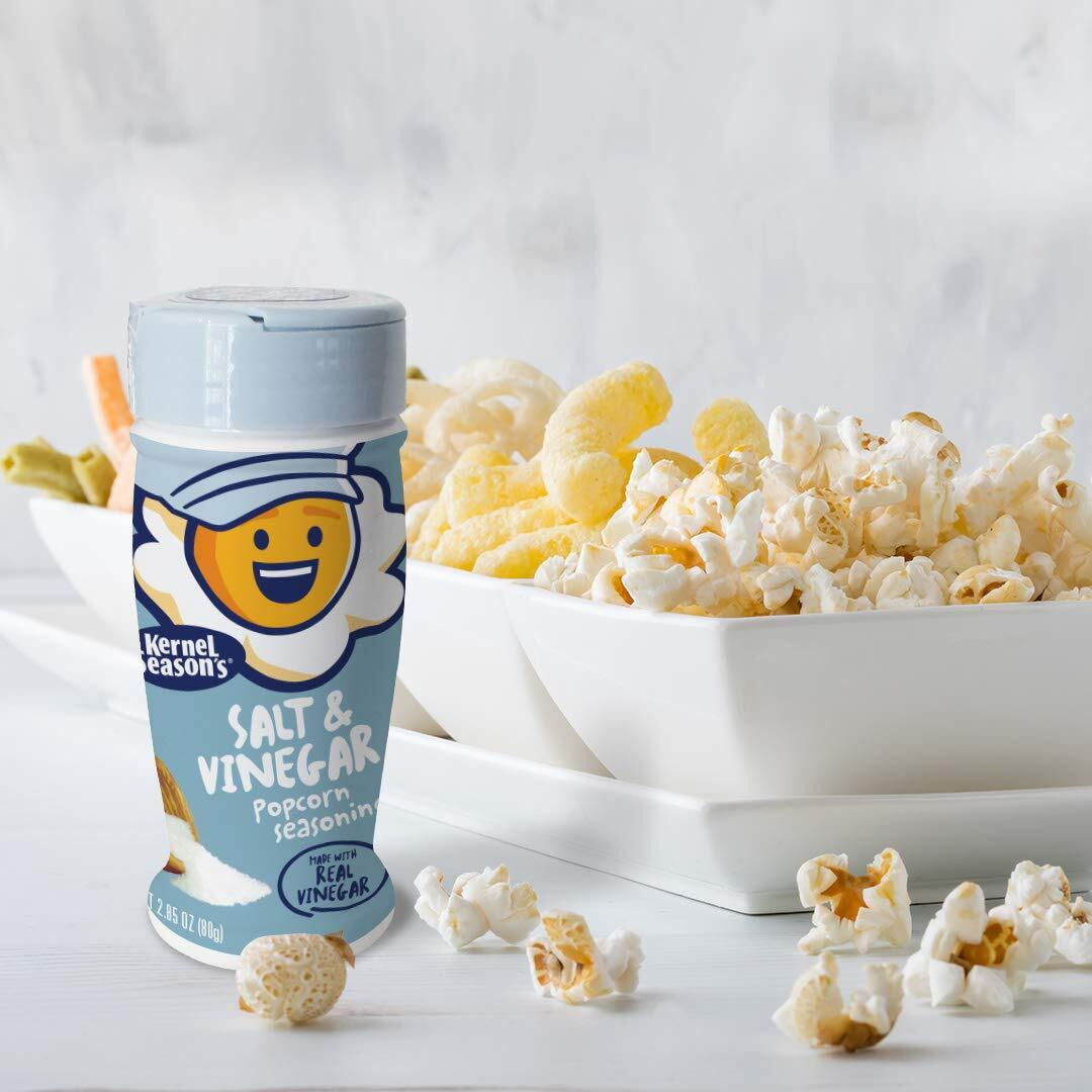 Kernel Season's Salt & Vinegar Popcorn Seasoning, 2.85 Ounce (Pack Of 6)