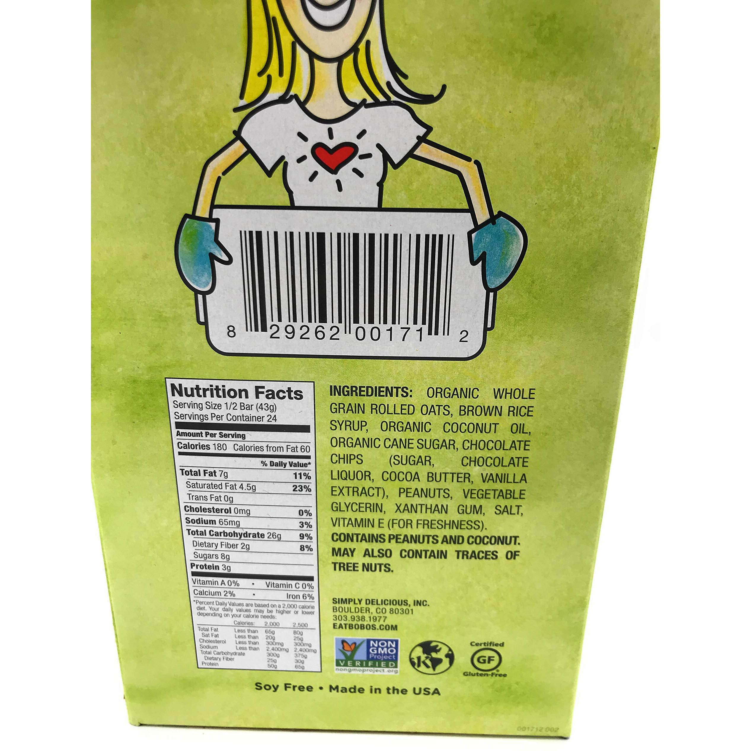 Bobos Oat Bars Peanut Butter Chocolate Chip Oat Bar 3 Oz (Pack Of 12)