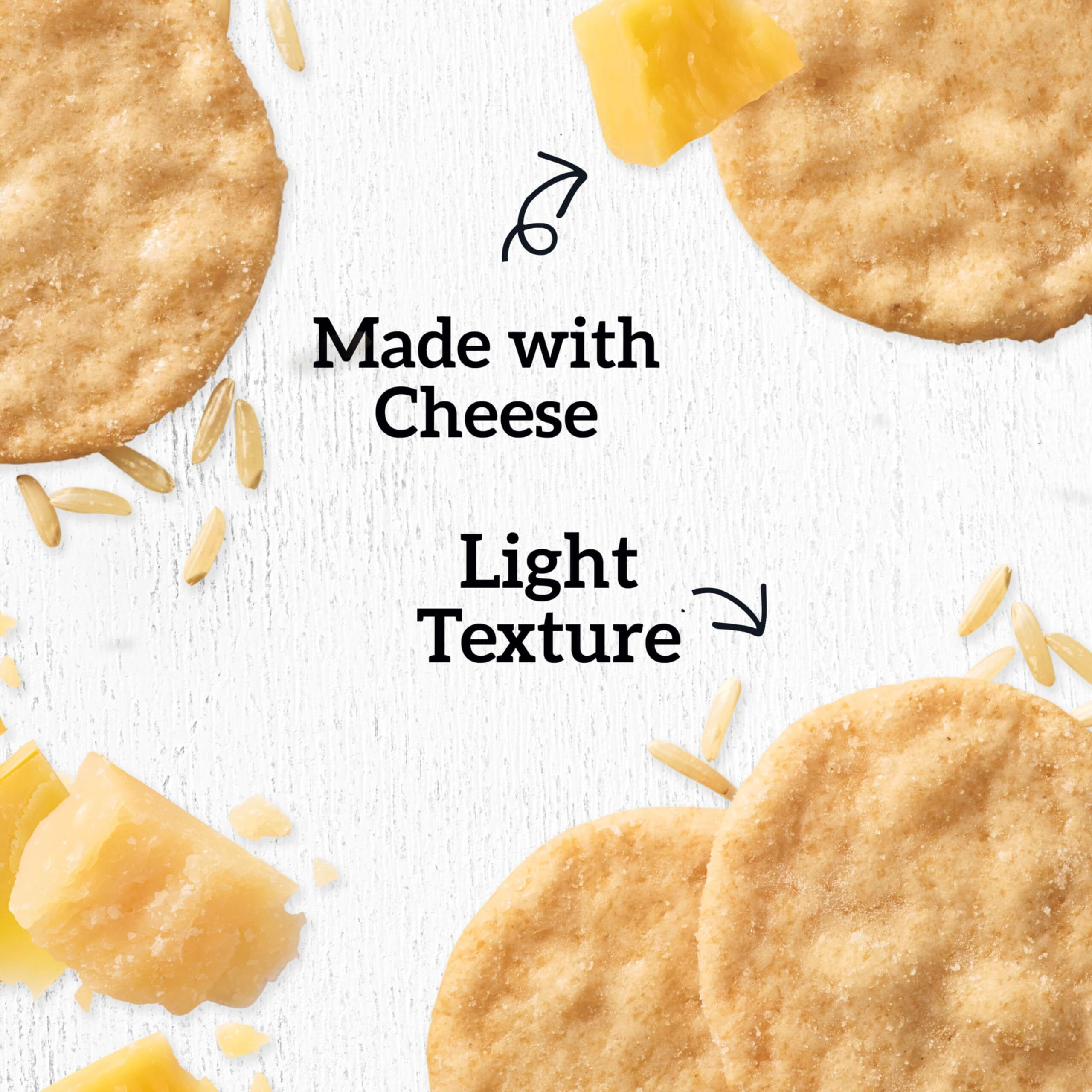 Good Thins Three Cheese Rice & Cheese Snacks Gluten Free Crackers, 6 - 3.5 Oz Boxes